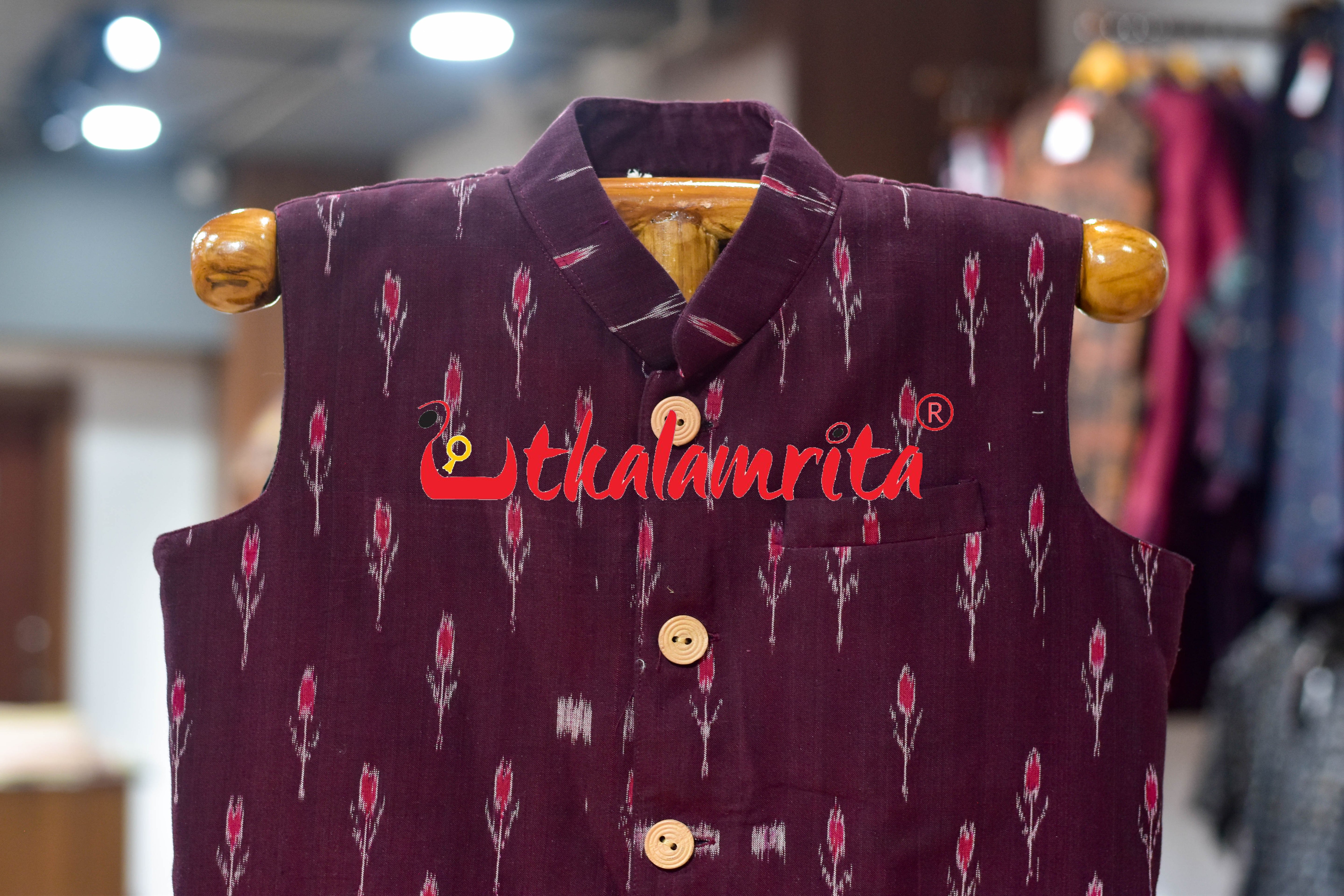 Maroon Labanga (Modi Jacket)