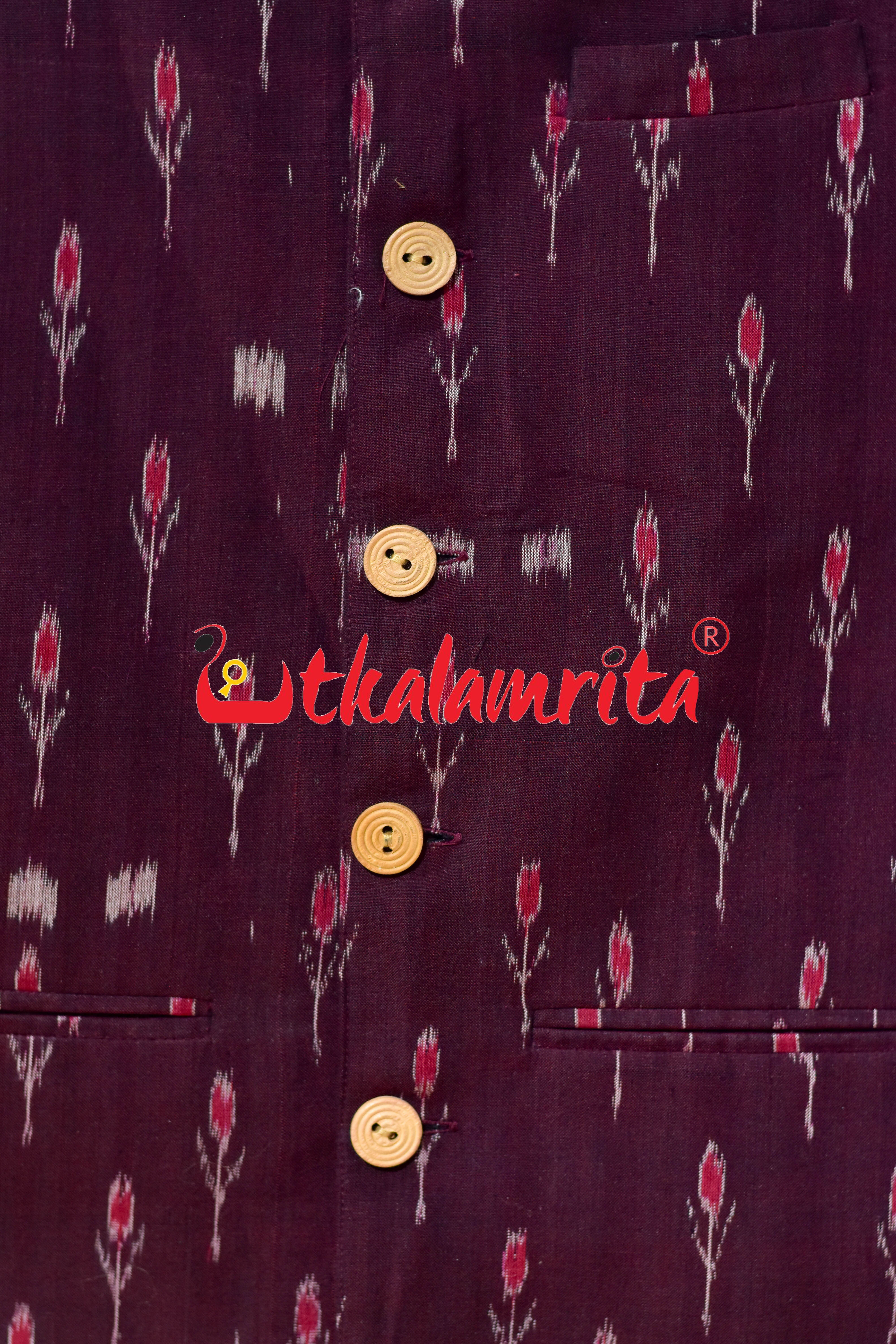 Maroon Labanga (Modi Jacket)