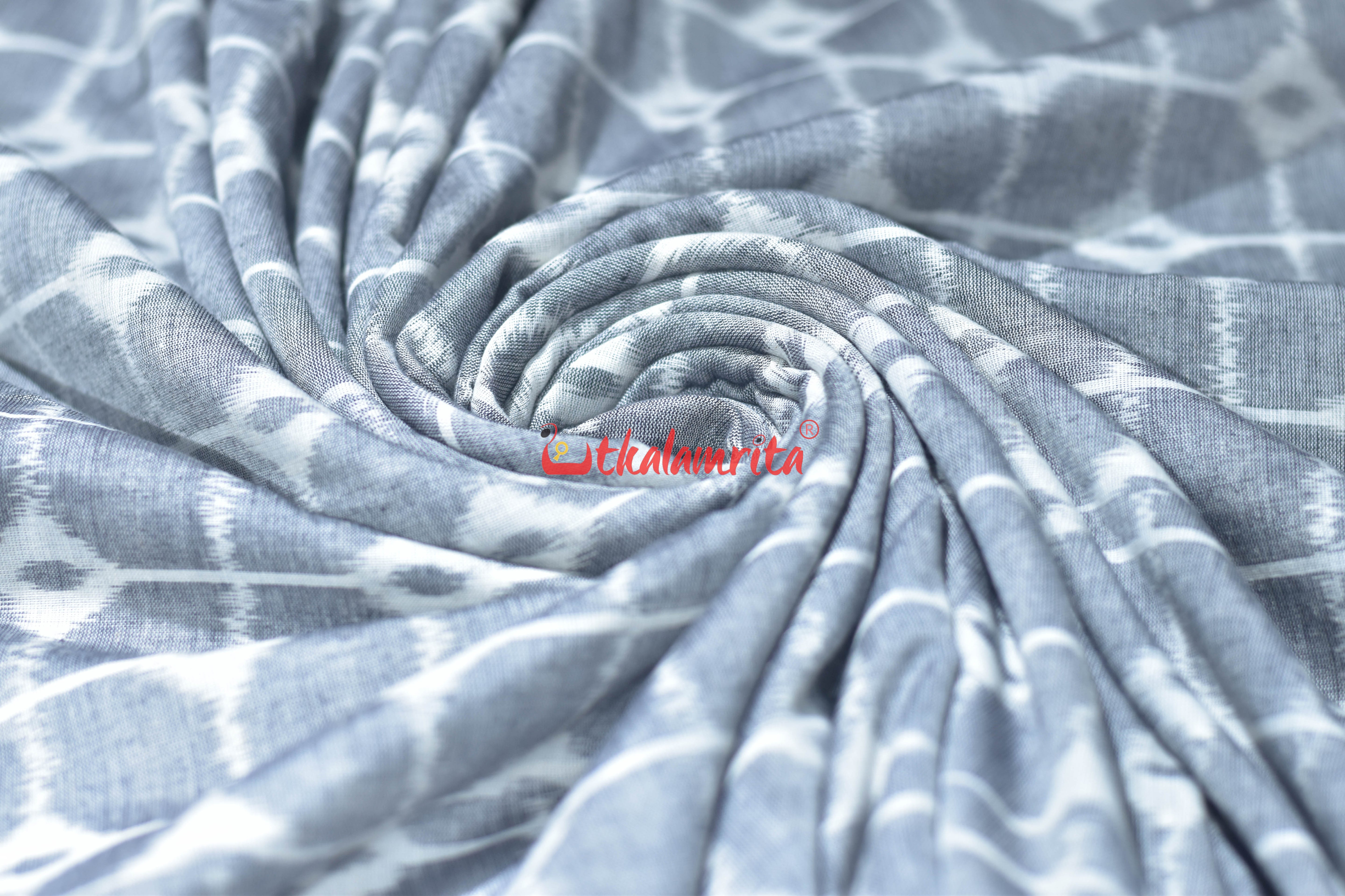 Grey Box Thikiri Ikat Cotton (Fabric)