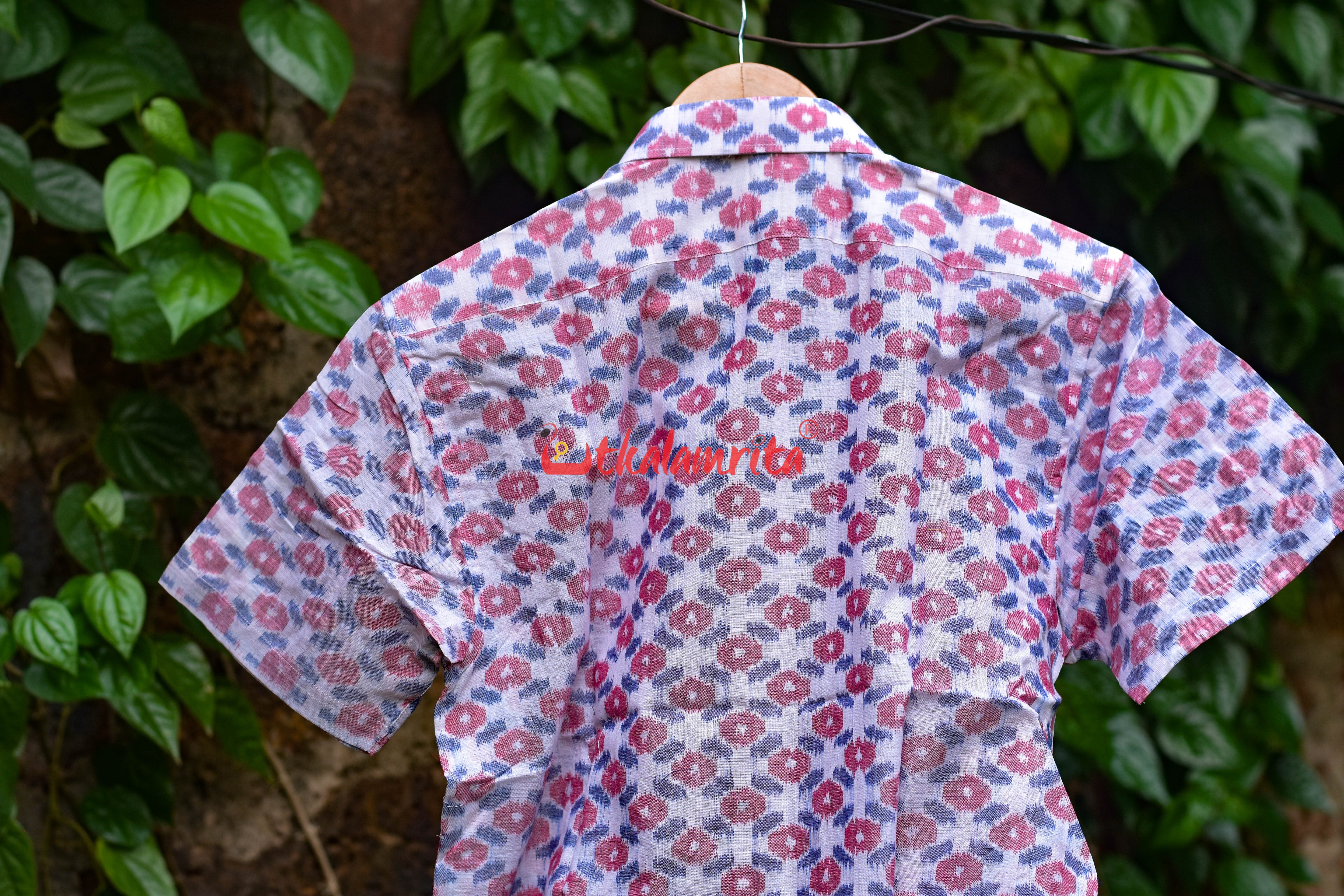 White Red Cross Bubbles (Mens' Half Shirt)