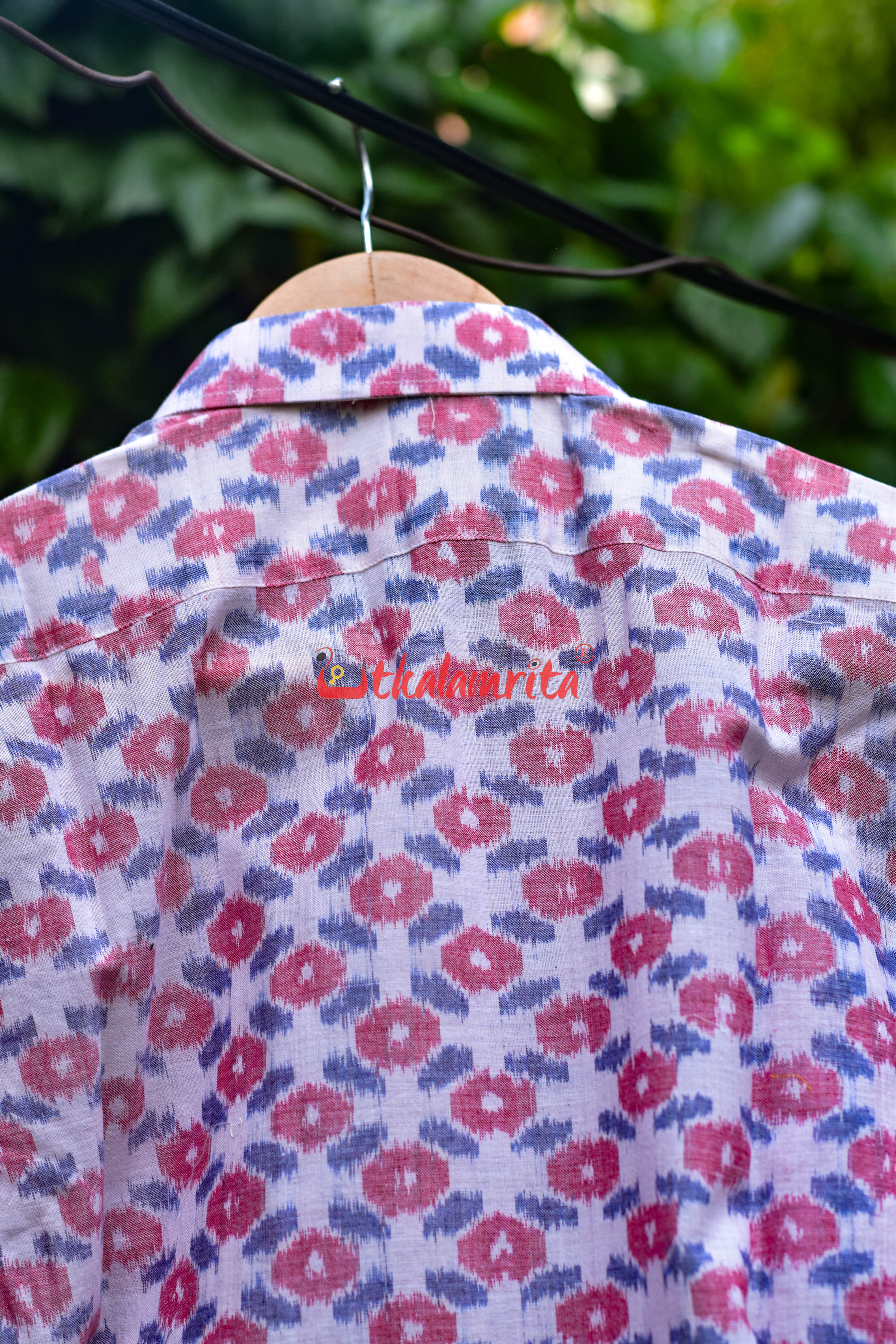 White Red Cross Bubbles (Mens' Half Shirt)