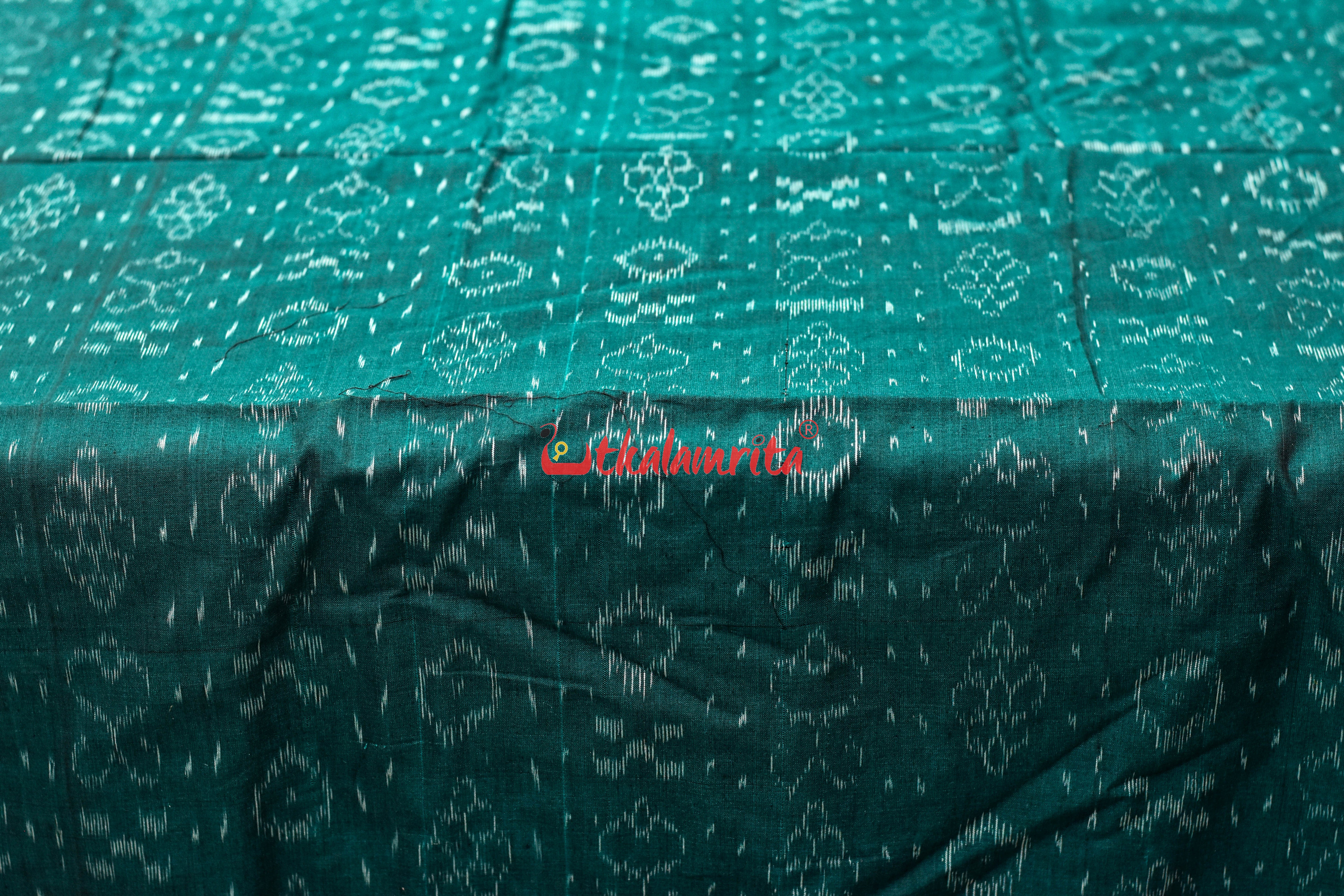 Deep Green Flower Bandha (Fabric)