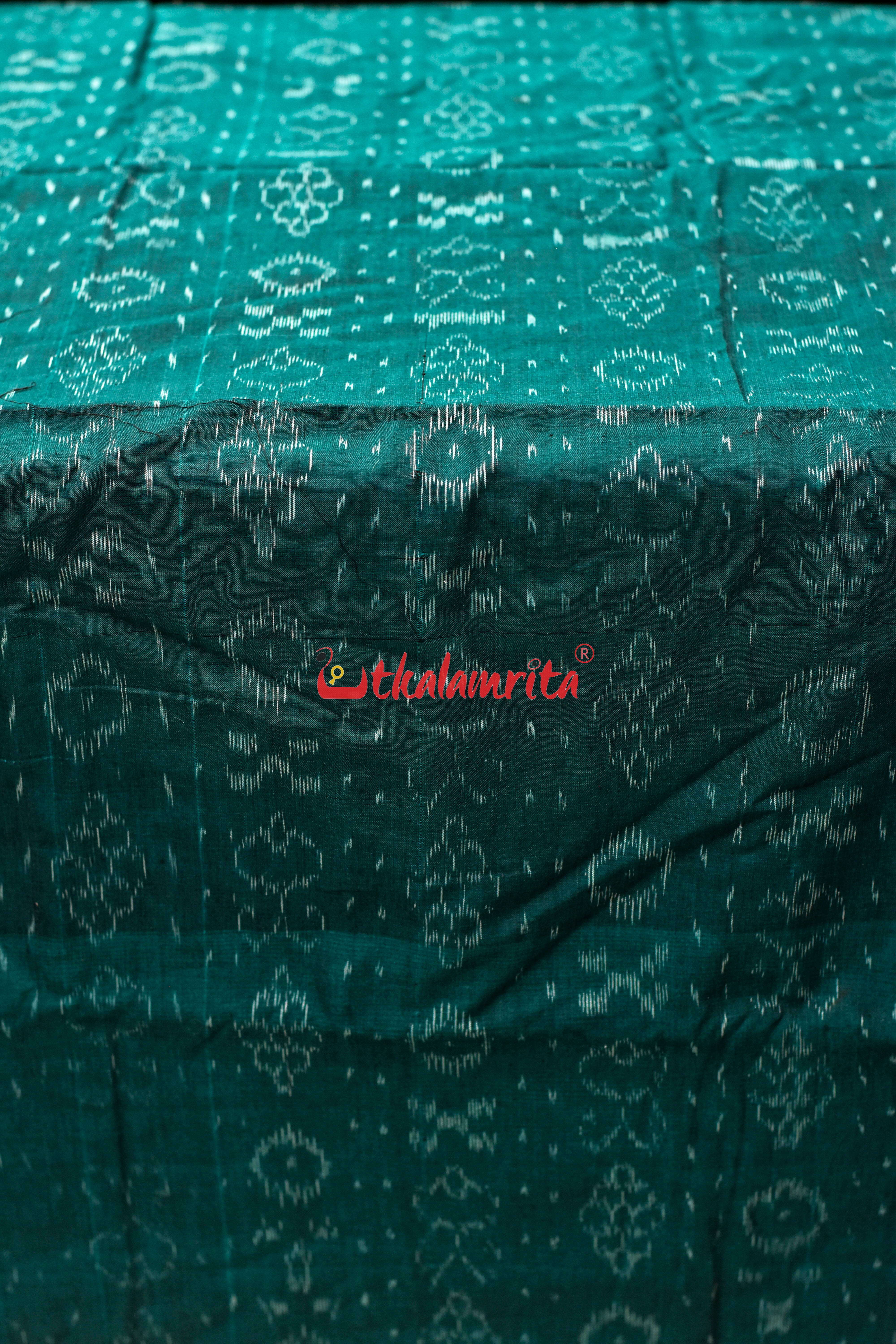 Deep Green Flower Bandha (Fabric)