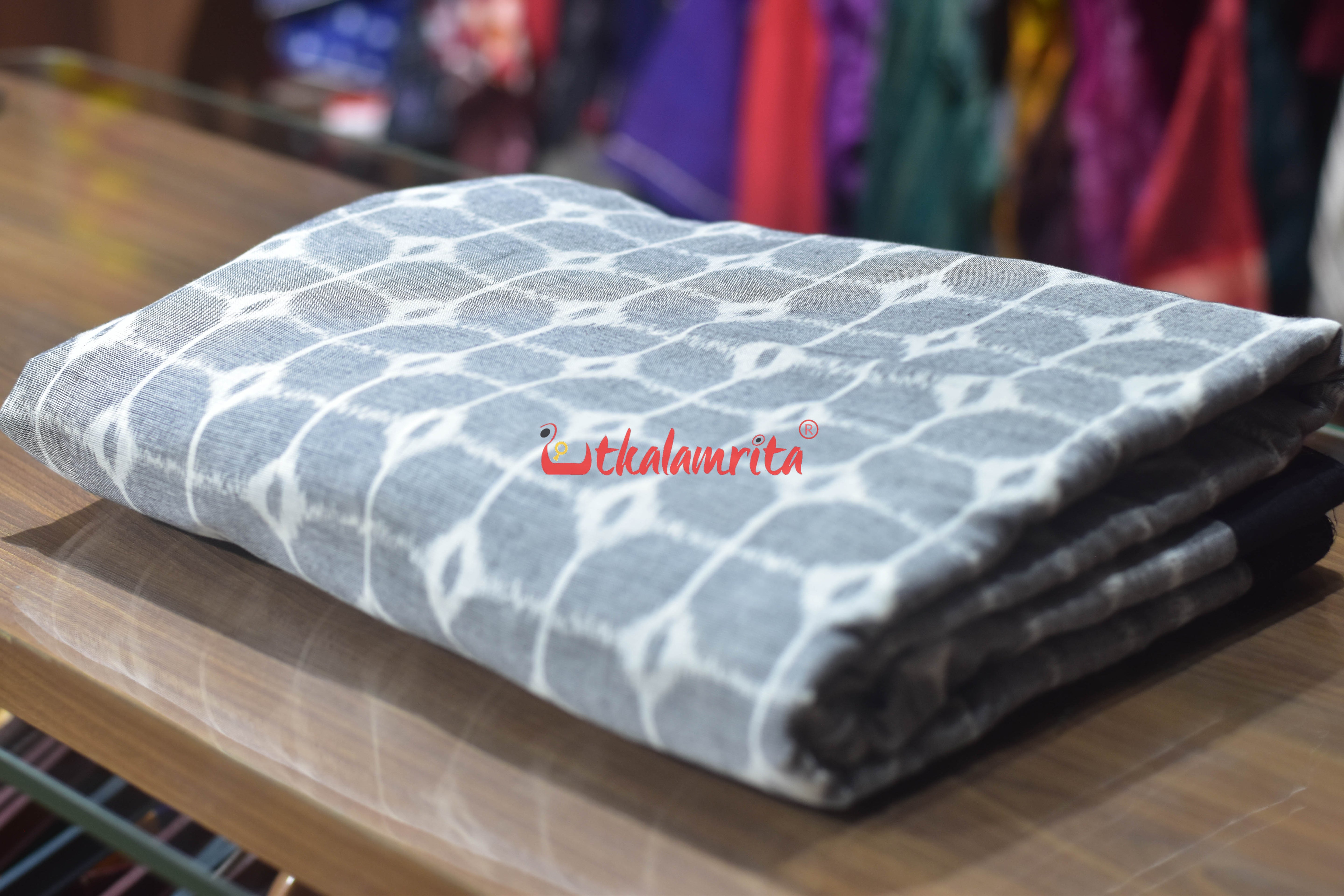 Grey Box Thikiri Ikat Cotton (Fabric)
