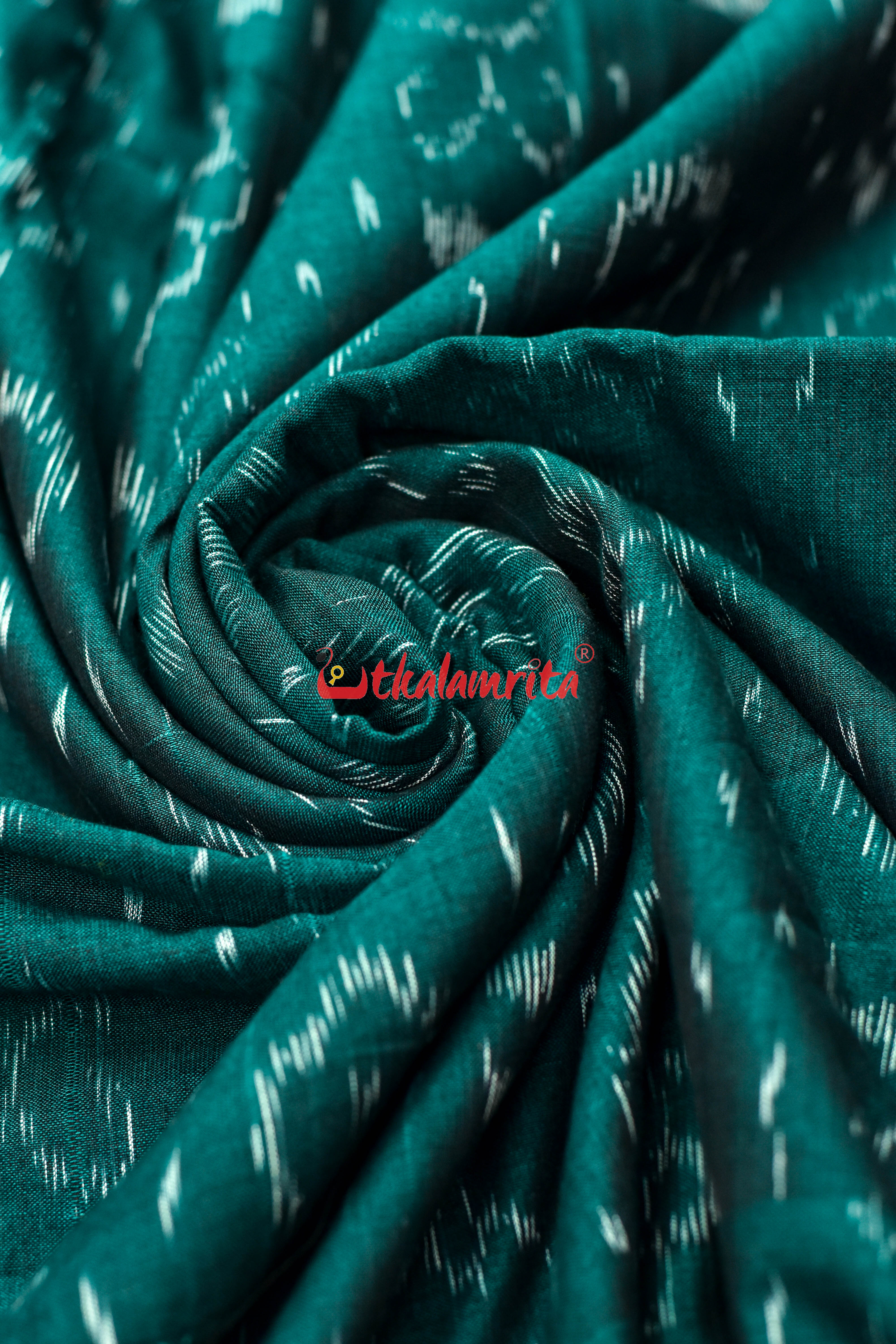 Deep Green Flower Bandha (Fabric)