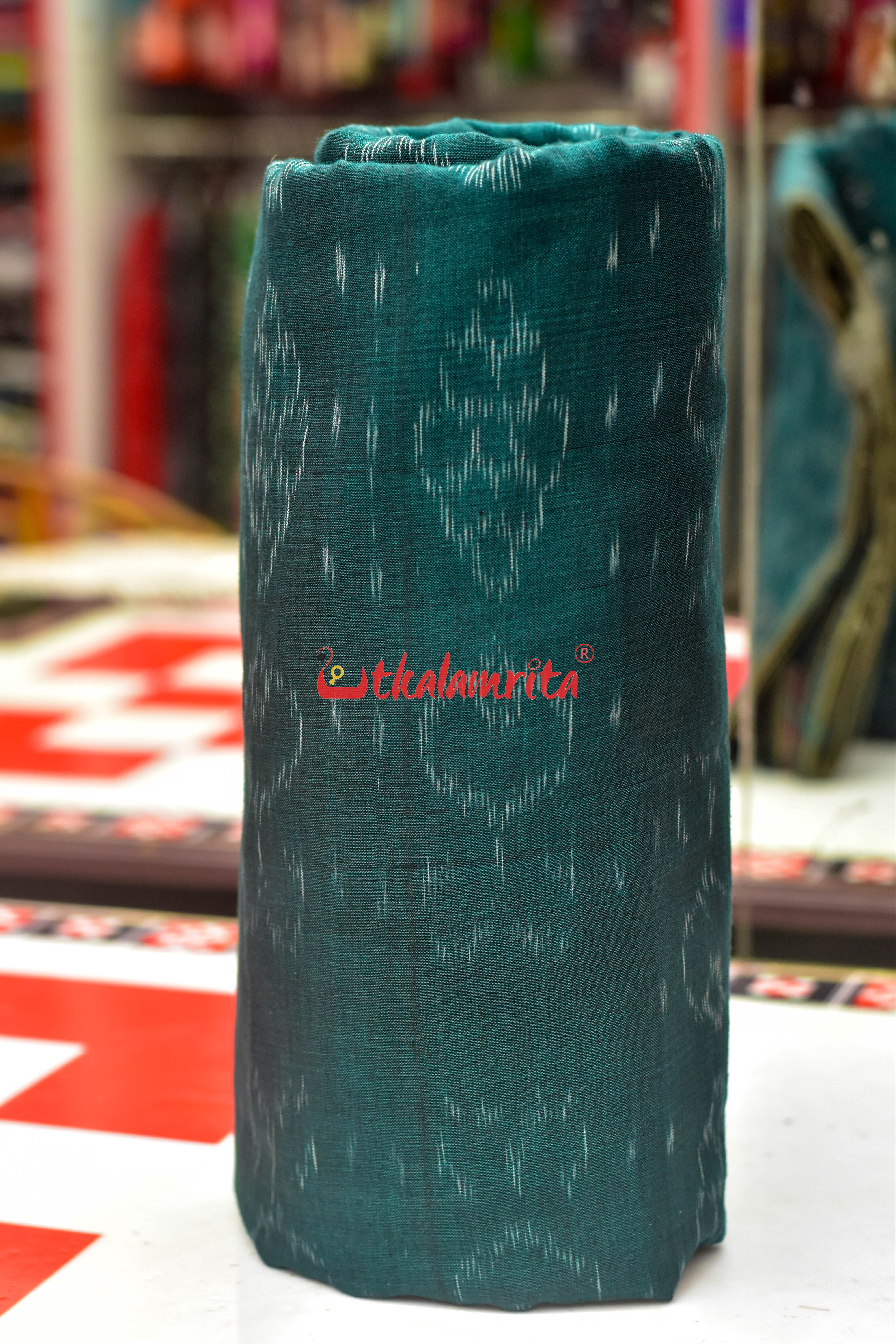Deep Green Flower Bandha (Fabric)