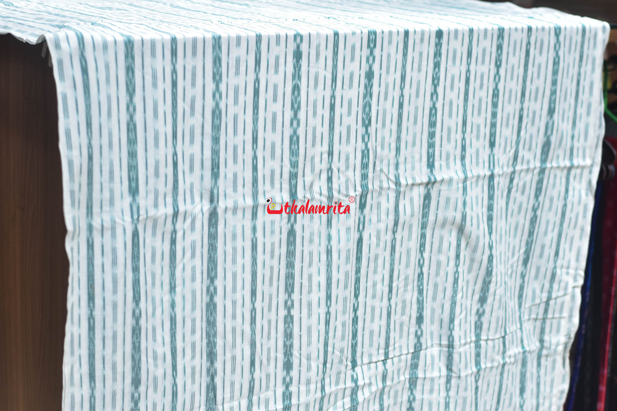 White Green Phula Labanga Cotton (Fabric)