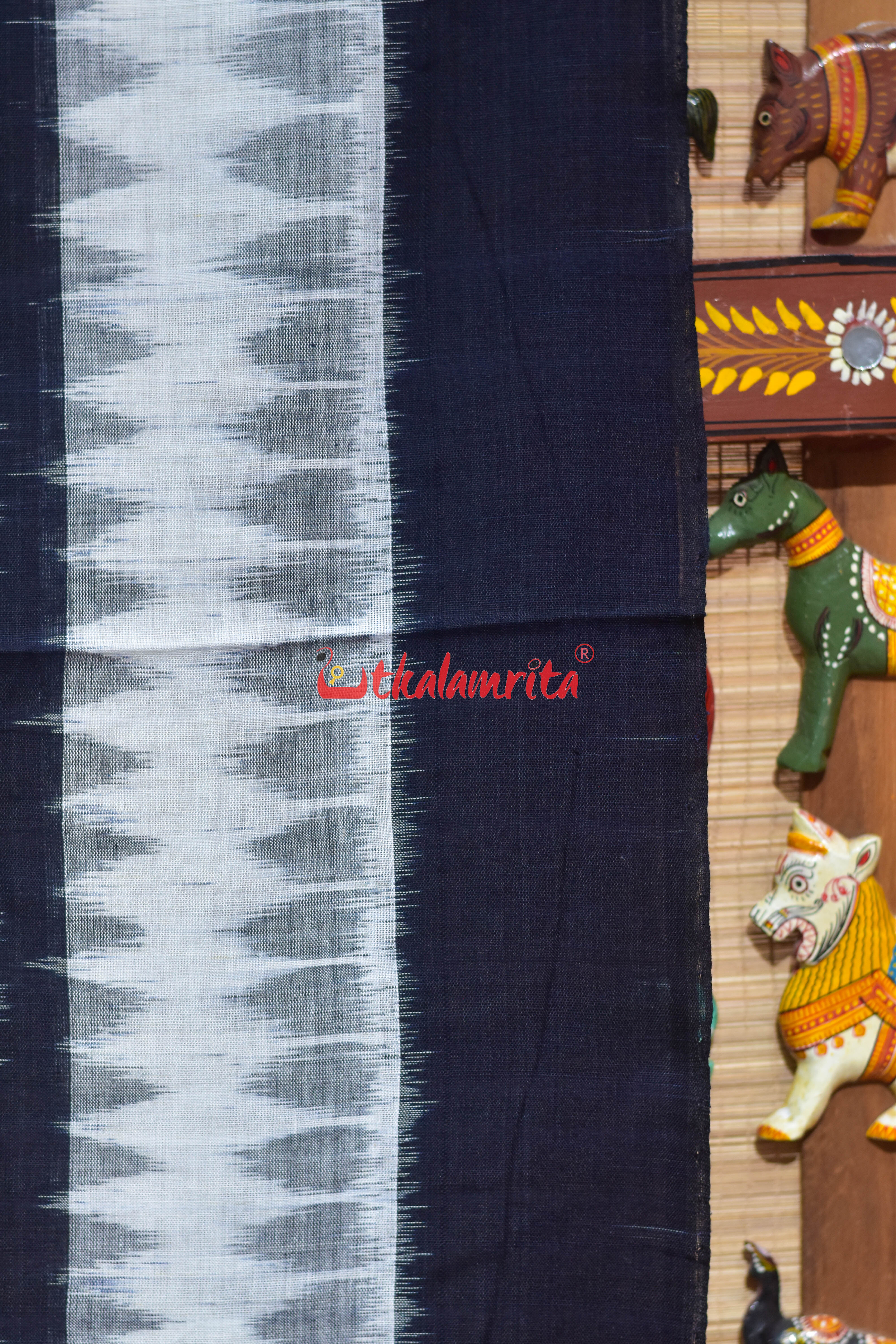 Olive 7D White Body Bandha Khandua Cotton Saree