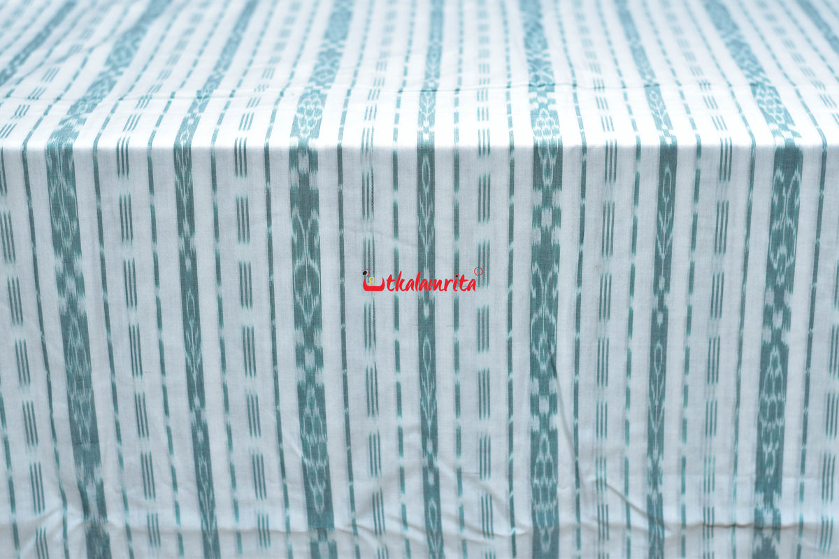 White Green Phula Labanga Cotton (Fabric)