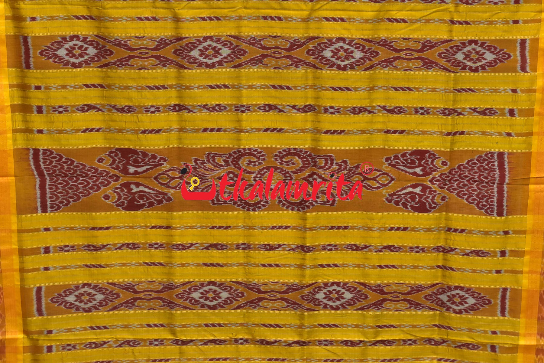 Jamun Tribal Phula Khandua Silk Saree