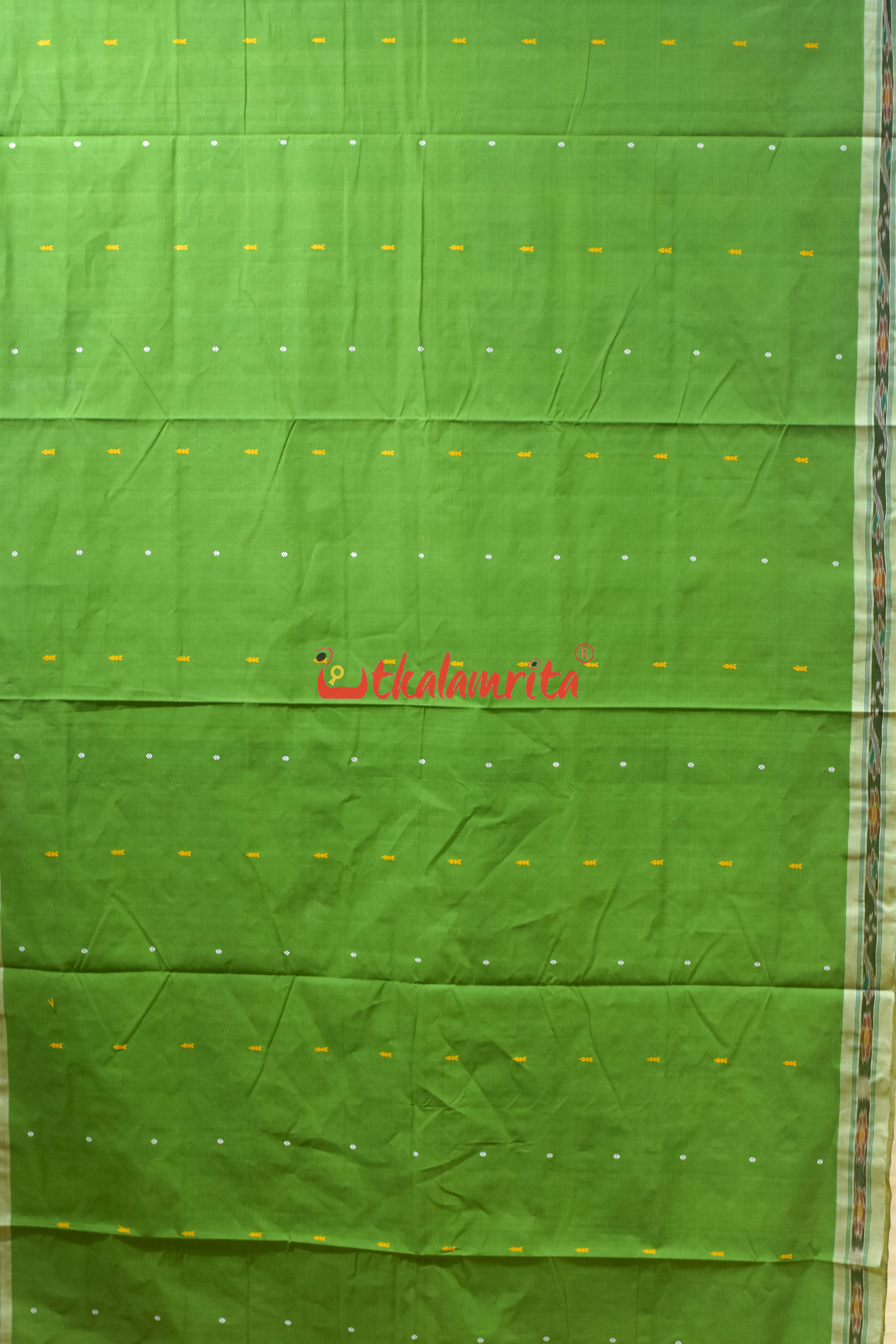 Mehndi Chandan Pittala Single Cotton Saree
