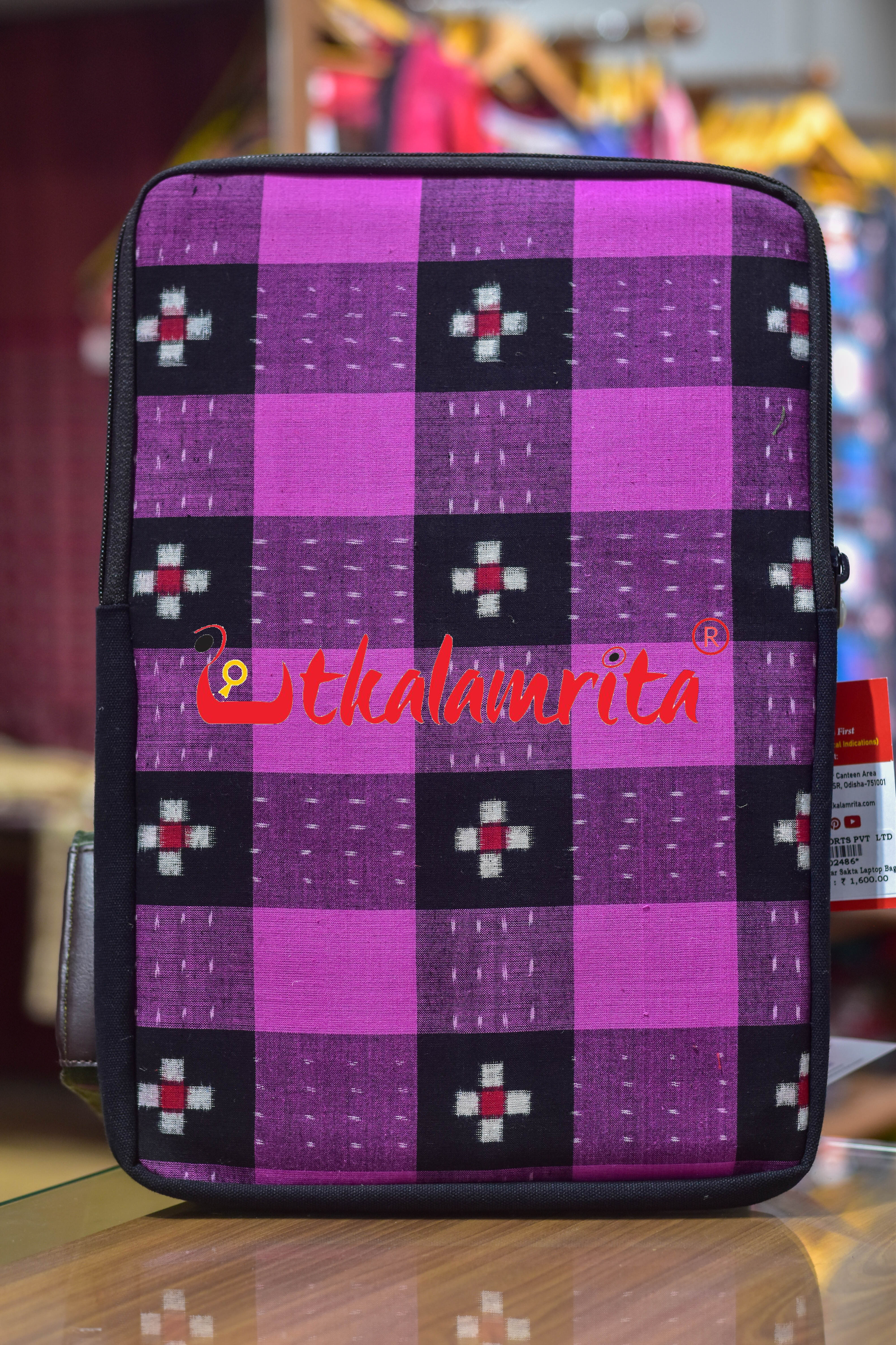 Puple Black Star Sakta Laptop Bag