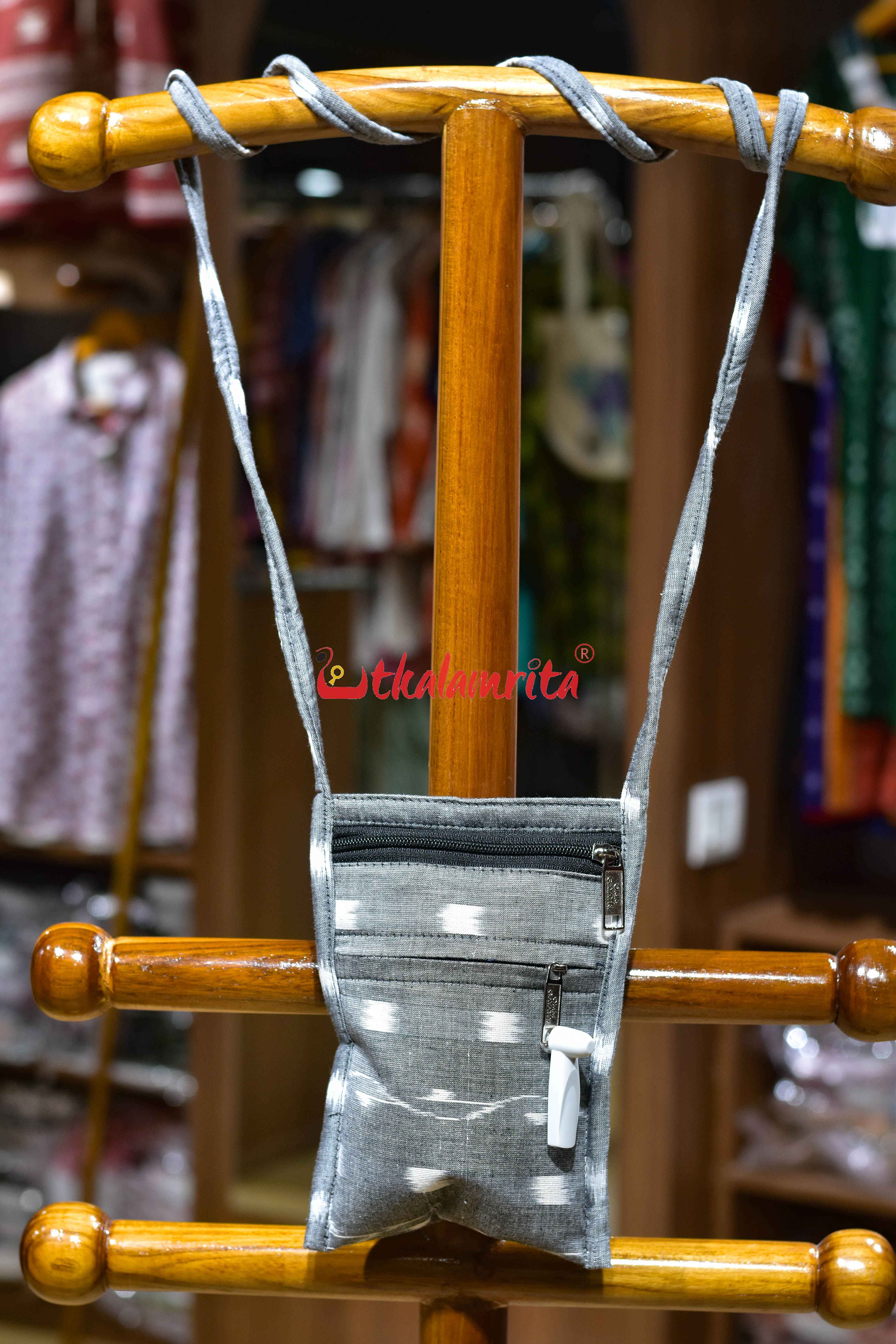 Grey Tipa Danka Mobile Sling Bag