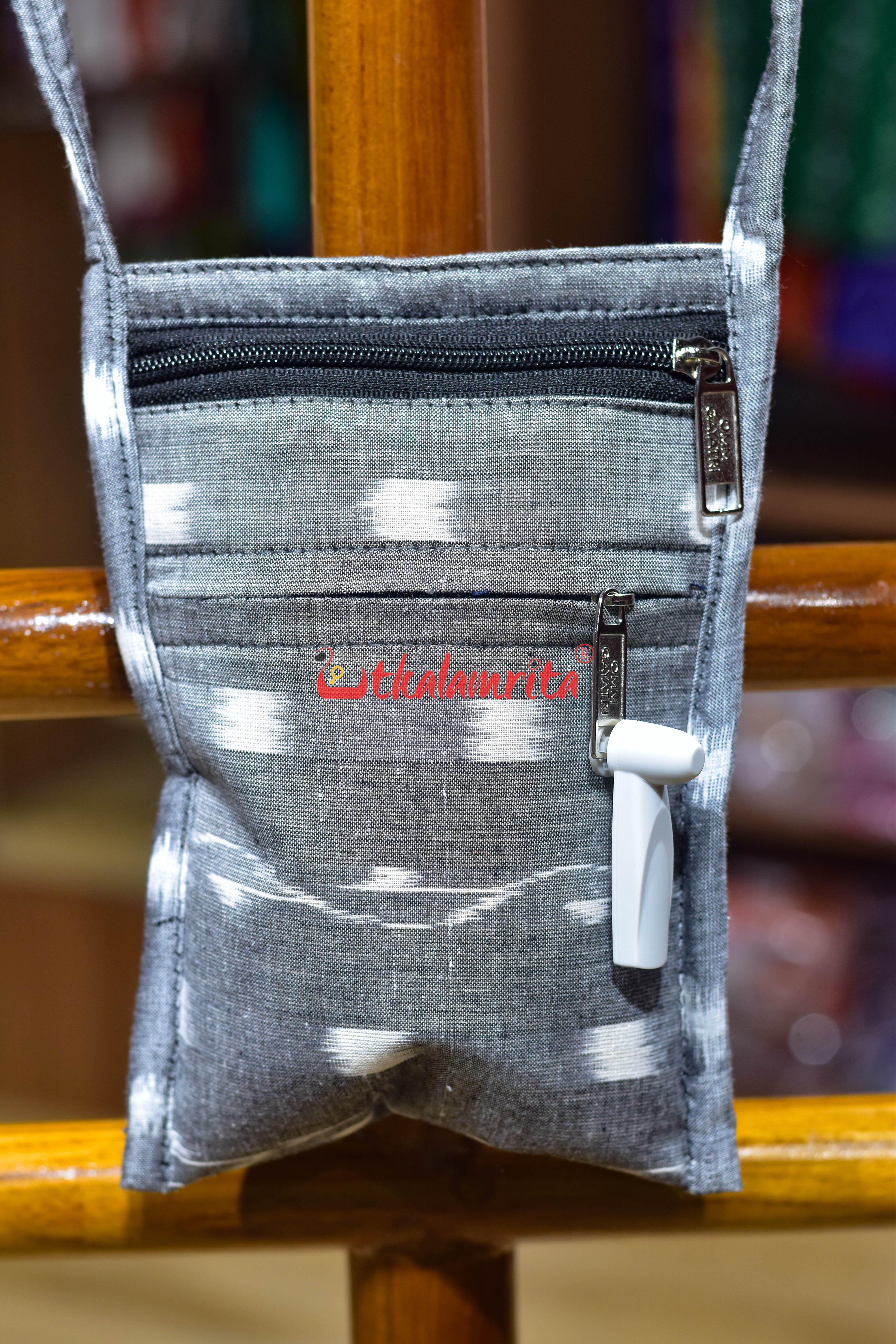 Grey Tipa Danka Mobile Sling Bag