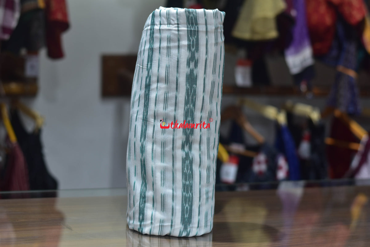 White Green Phula Labanga Cotton (Fabric)