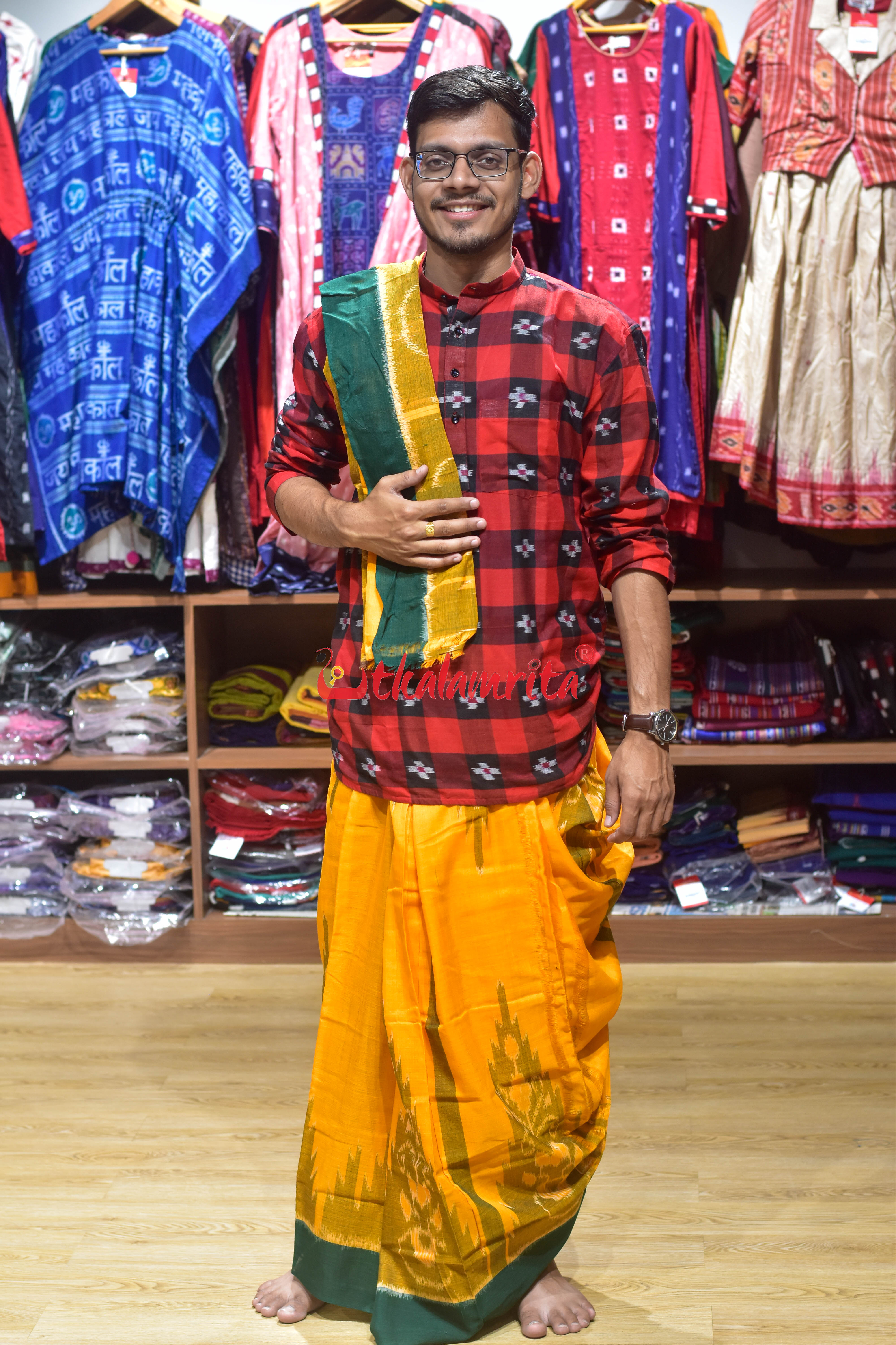 Yellow Green Kalashi Joda
