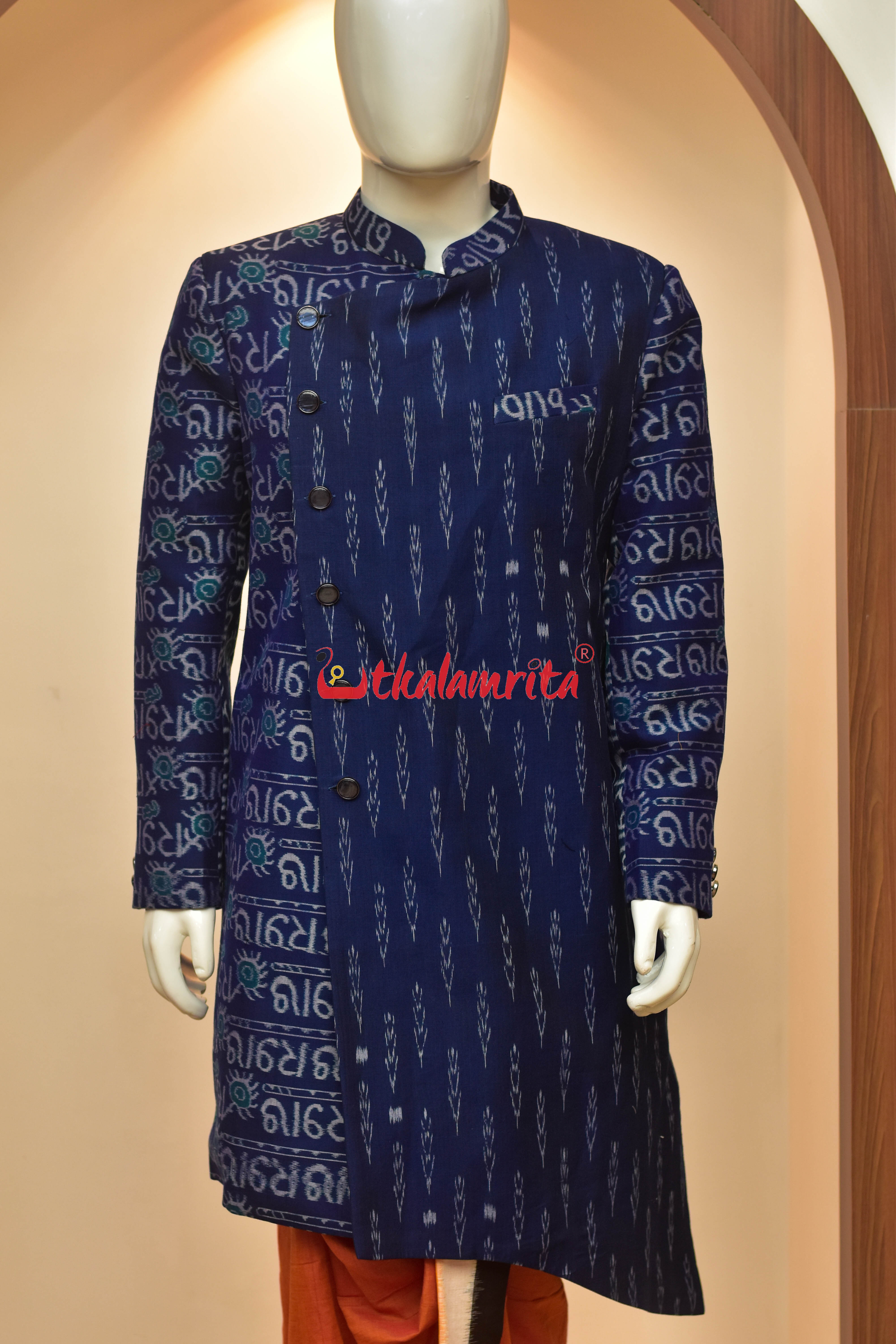 Radhe Radhe Blue (Men's Sherwani)