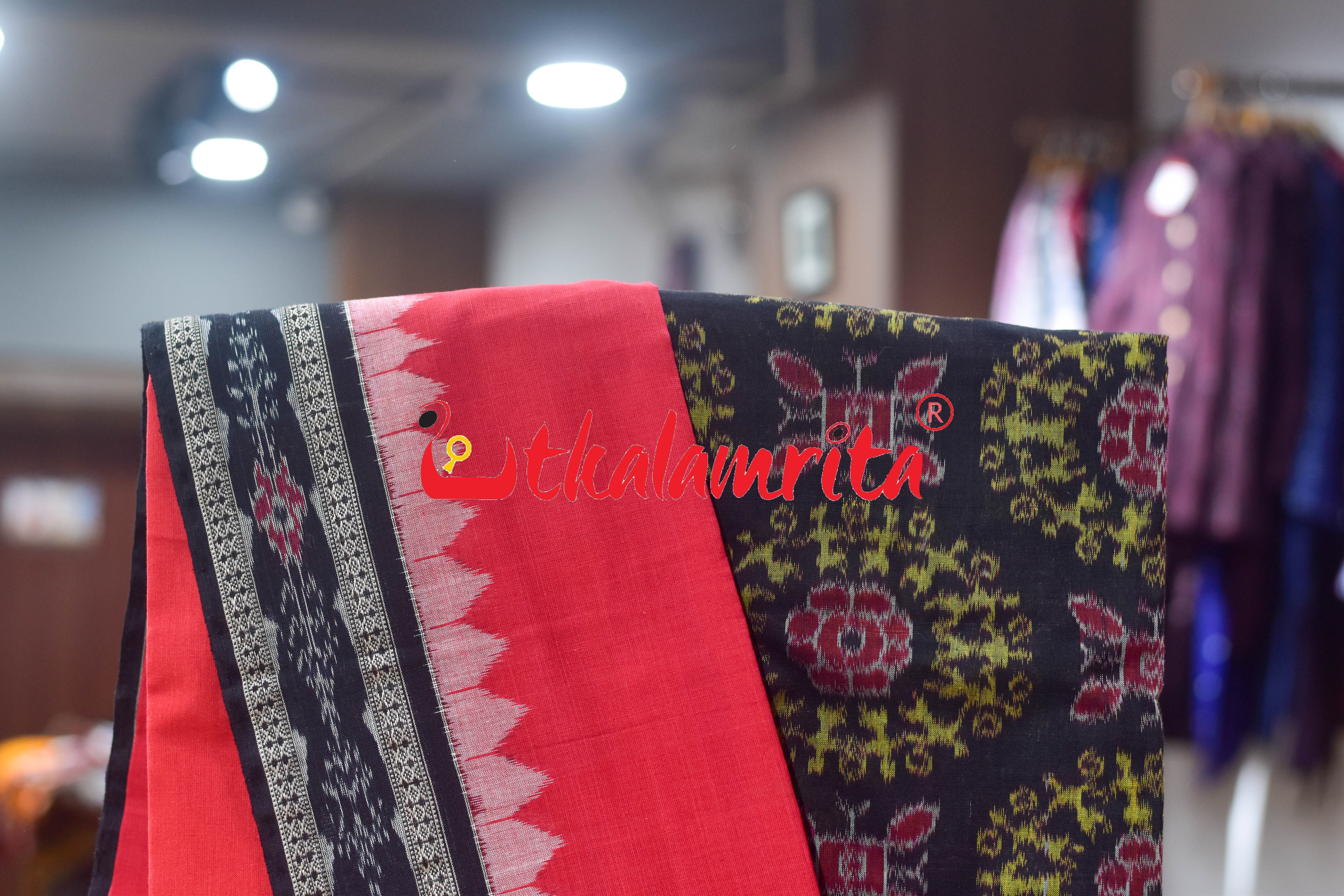 Black Yellow Chakra Tribals Cotton Dress Set