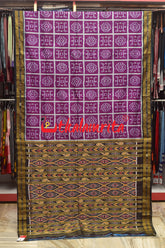 Grape Laxmi Yantra Khandua Silk Saree