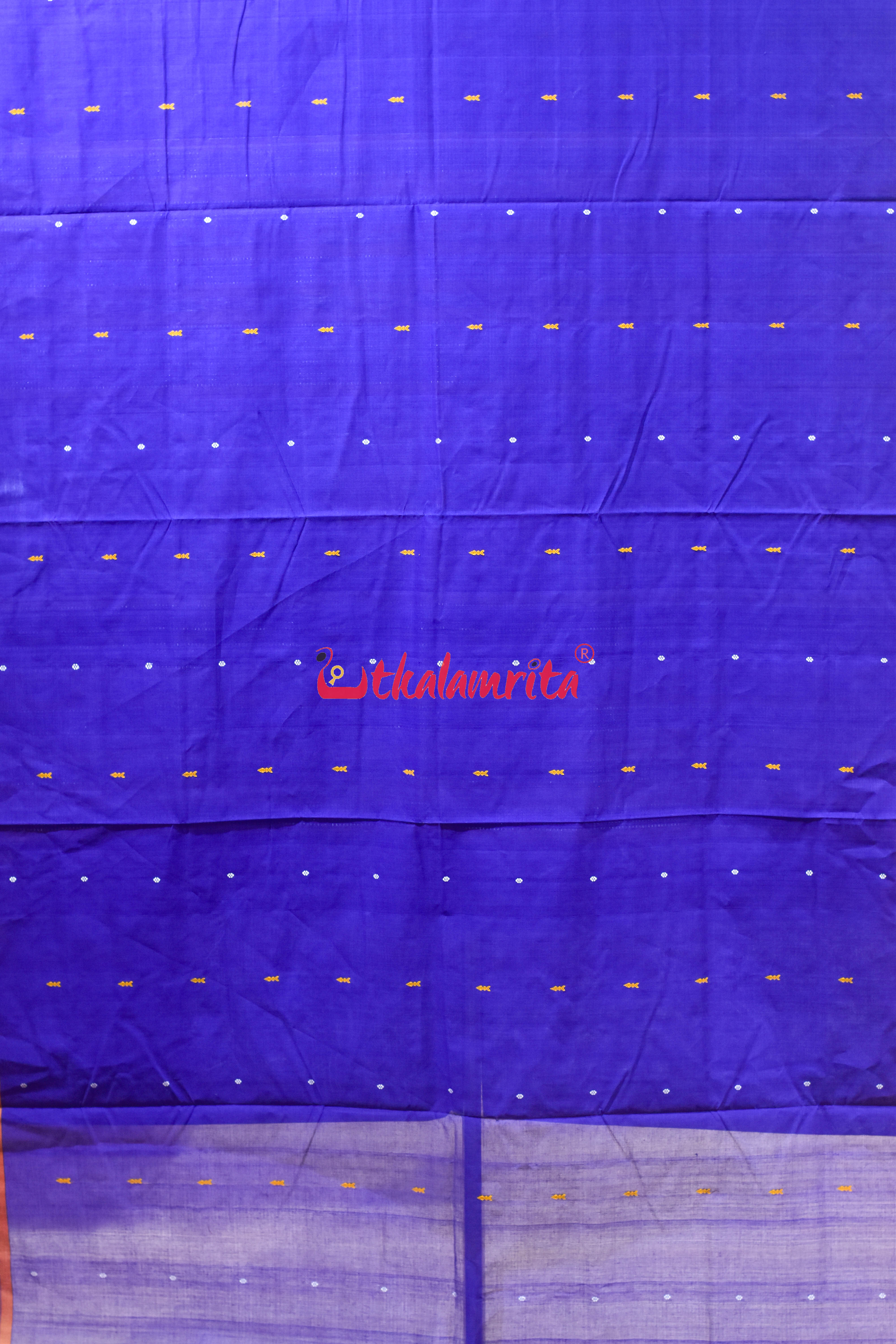 Purple Orange Mayura Pittala Single Cotton Saree