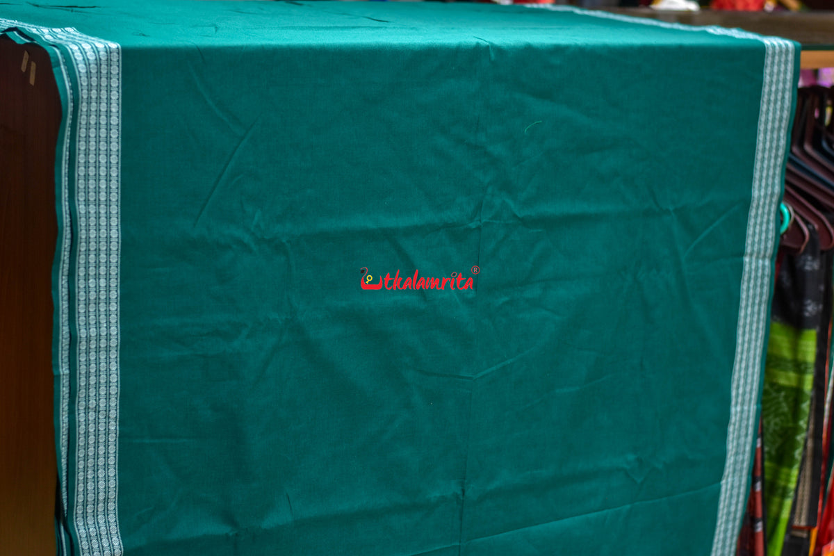 Green Big Rudraksha Border Blouse (Fabric)