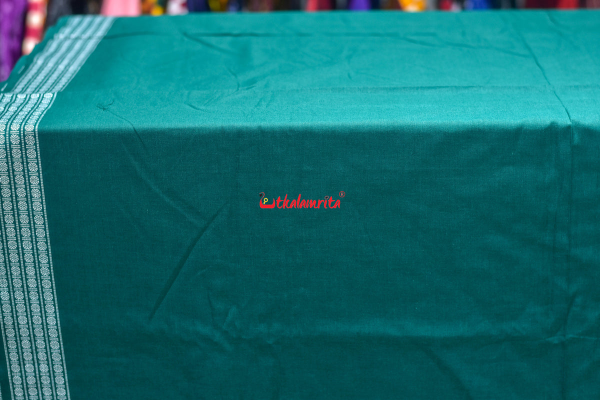 Green Big Rudraksha Border Blouse (Fabric)