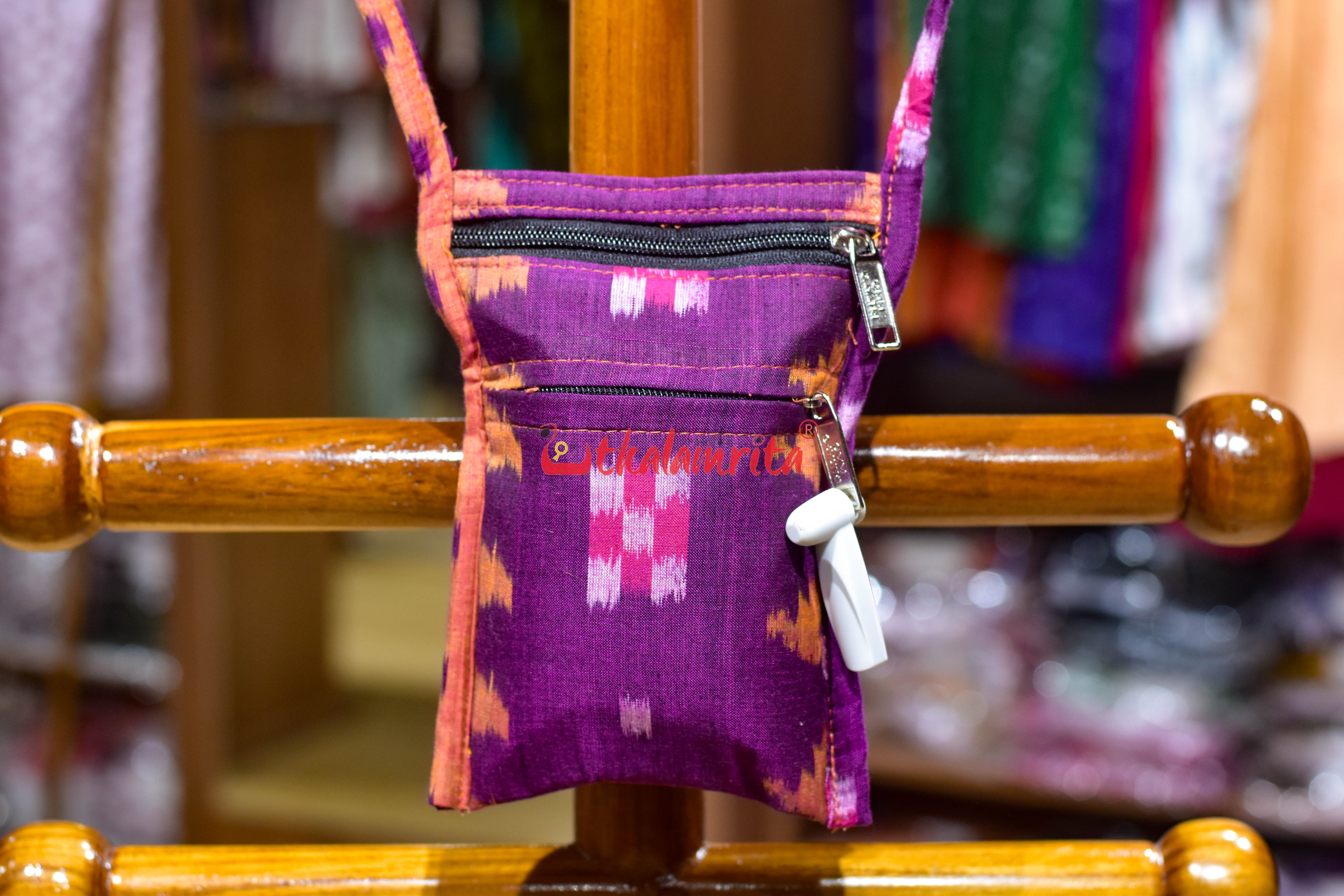 Purple Pasapali Mobile Sling Bag