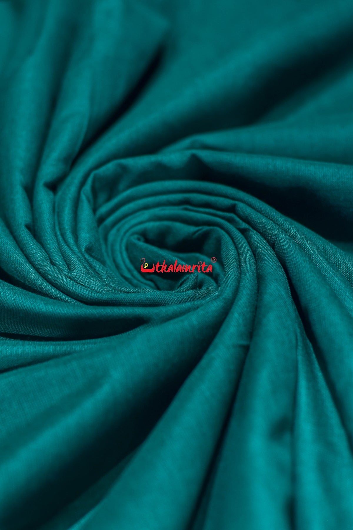 Green Big Rudraksha Border Blouse (Fabric)