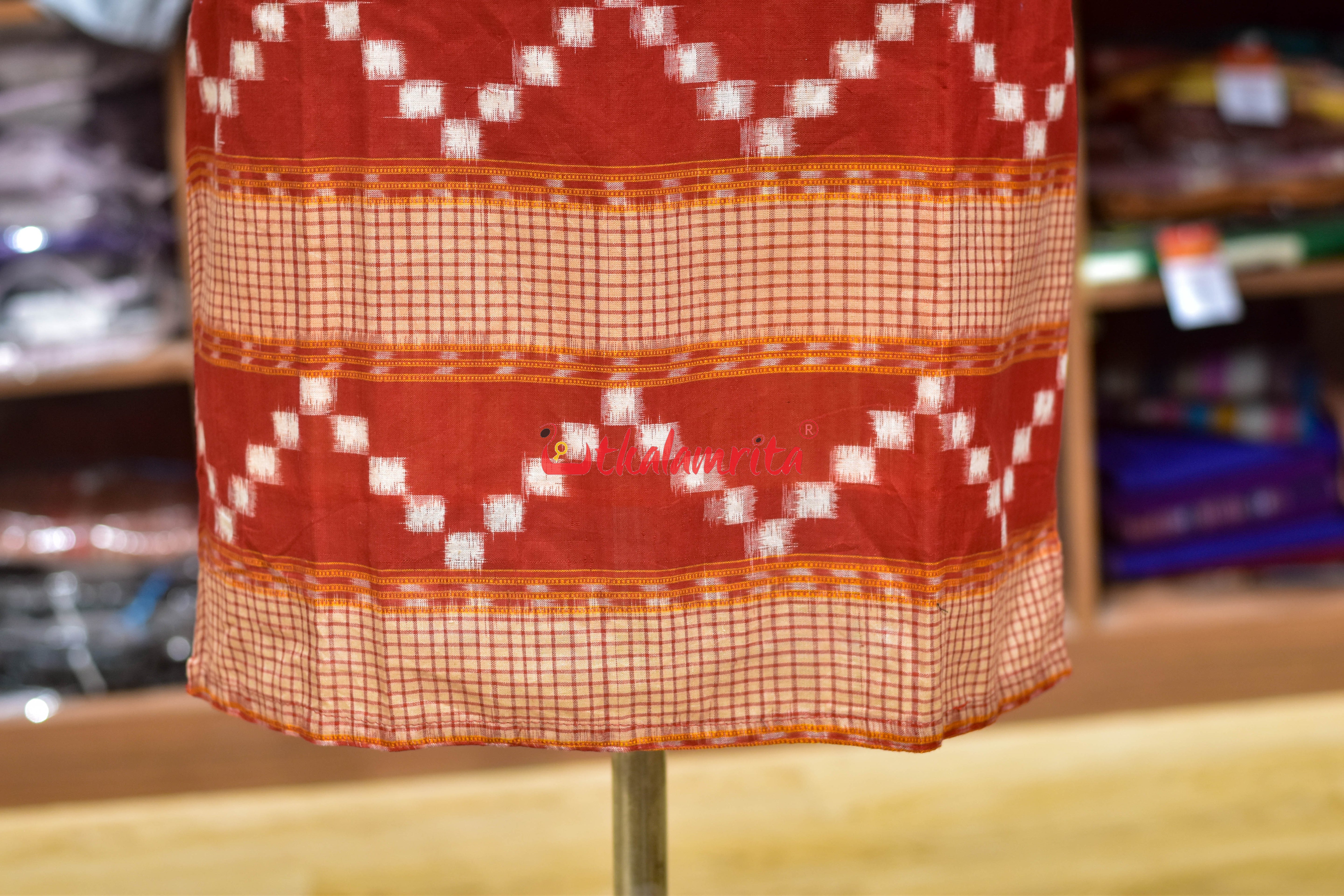 Rust Sachipar Pasapali (Ladies' Kurti)