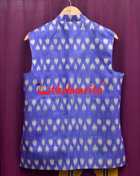 Blue Chhatu Gopalpur Tussar (Modi Jacket)