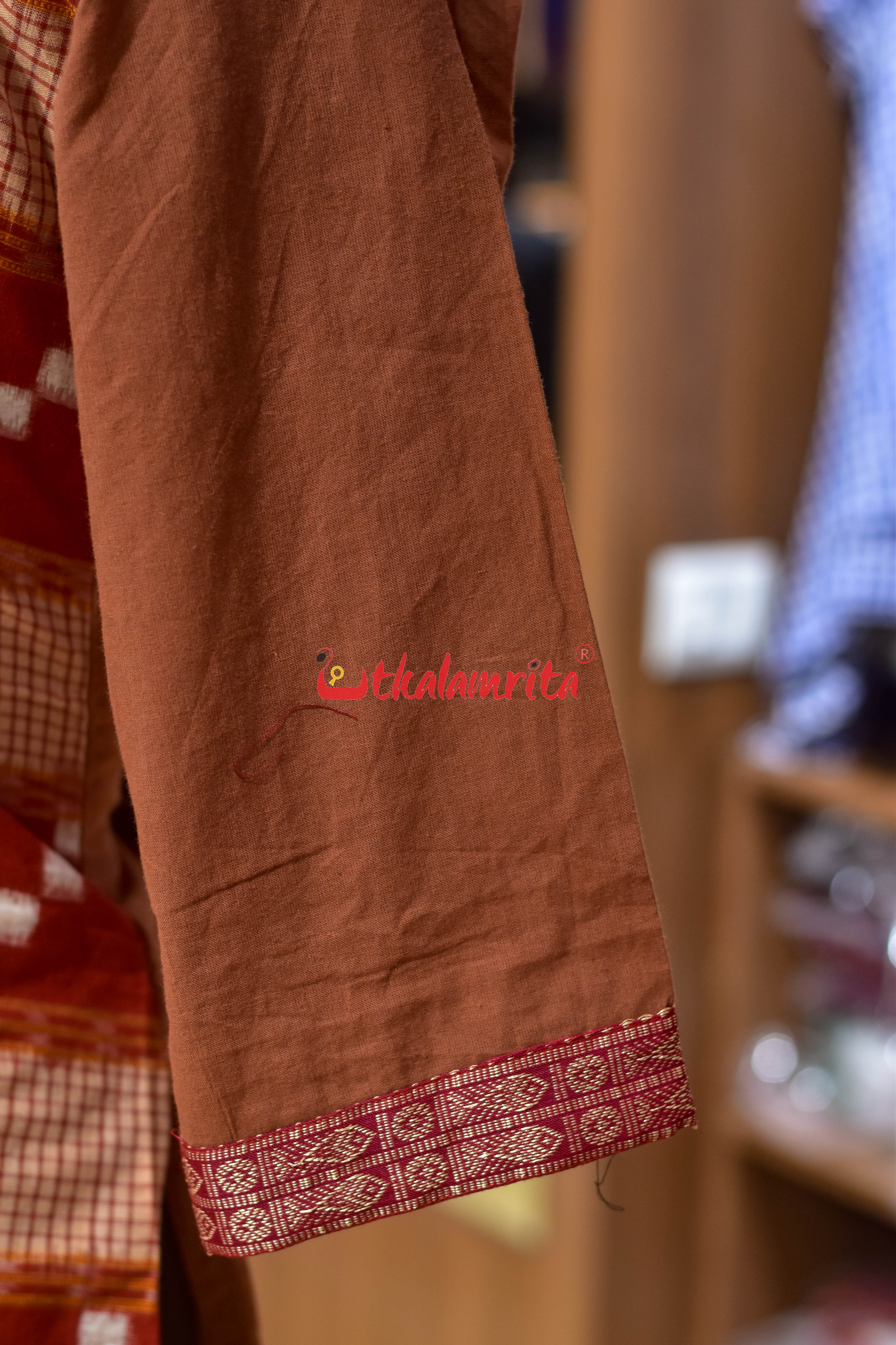 Rust Sachipar Pasapali (Ladies' Kurti)