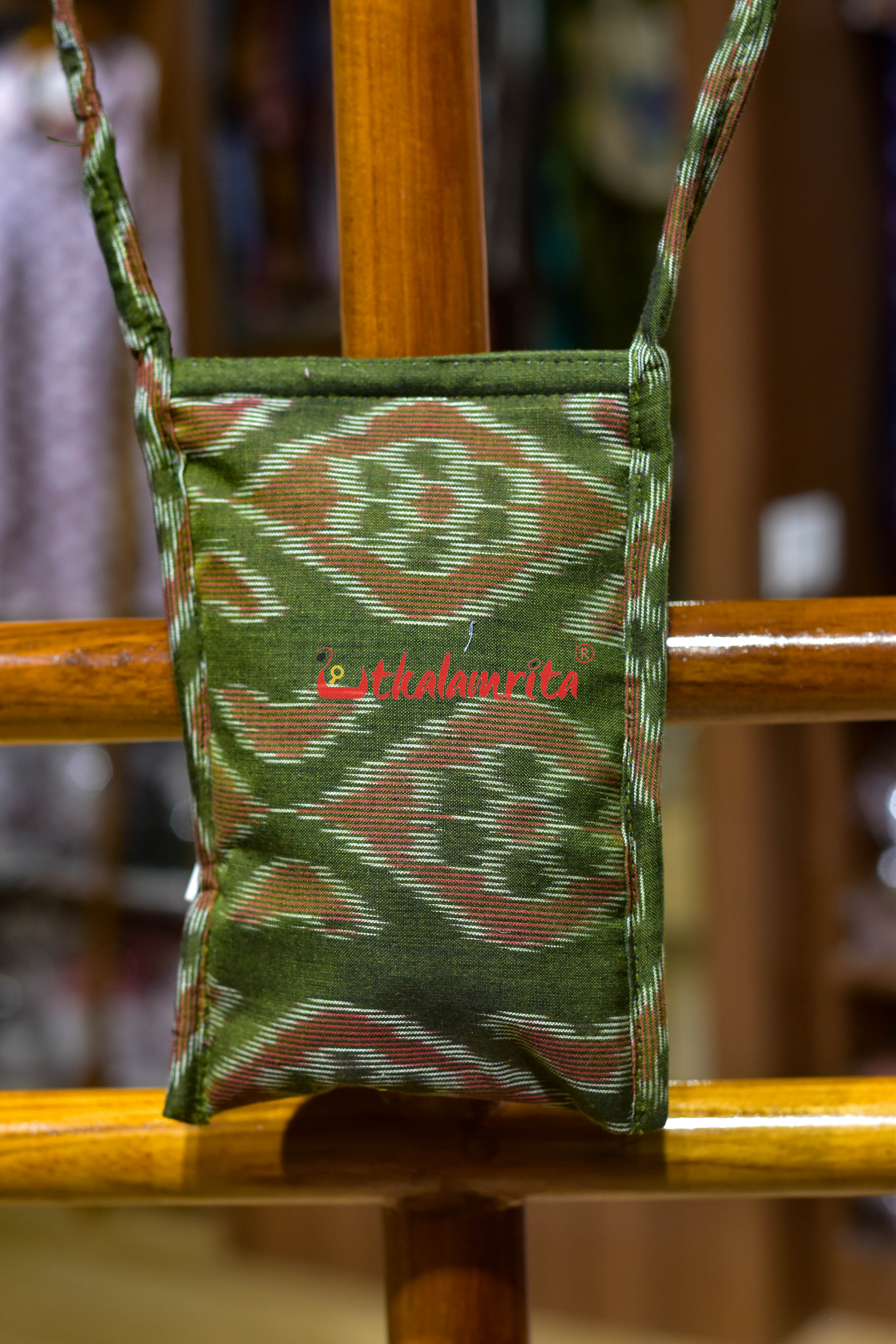 Mehendi Flower Bandha Mobile Sling Bag