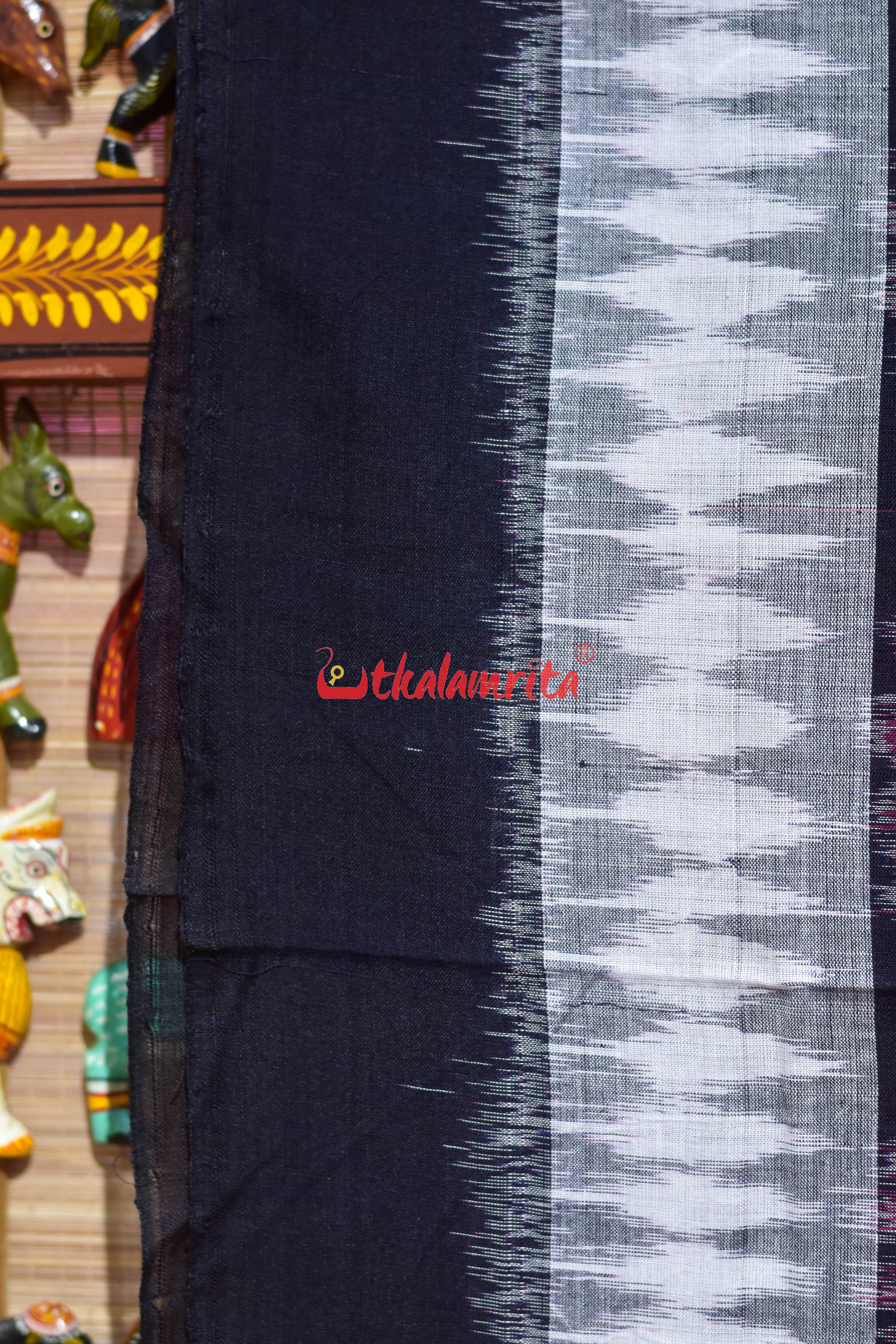 Middle Red 7D Body Bandha Khandua Cotton Saree