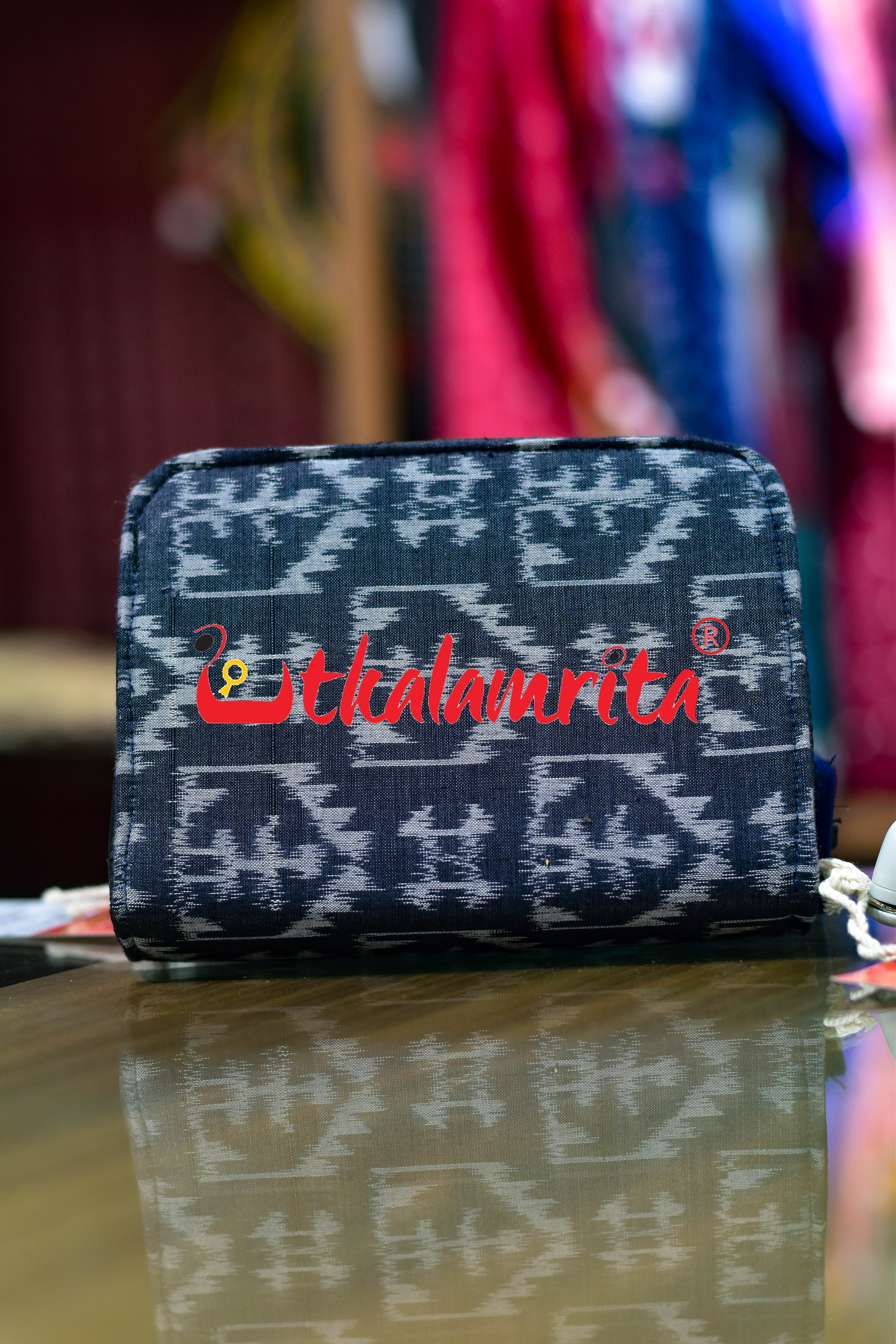 Shiny Grey Tribals Vanity ATM Case