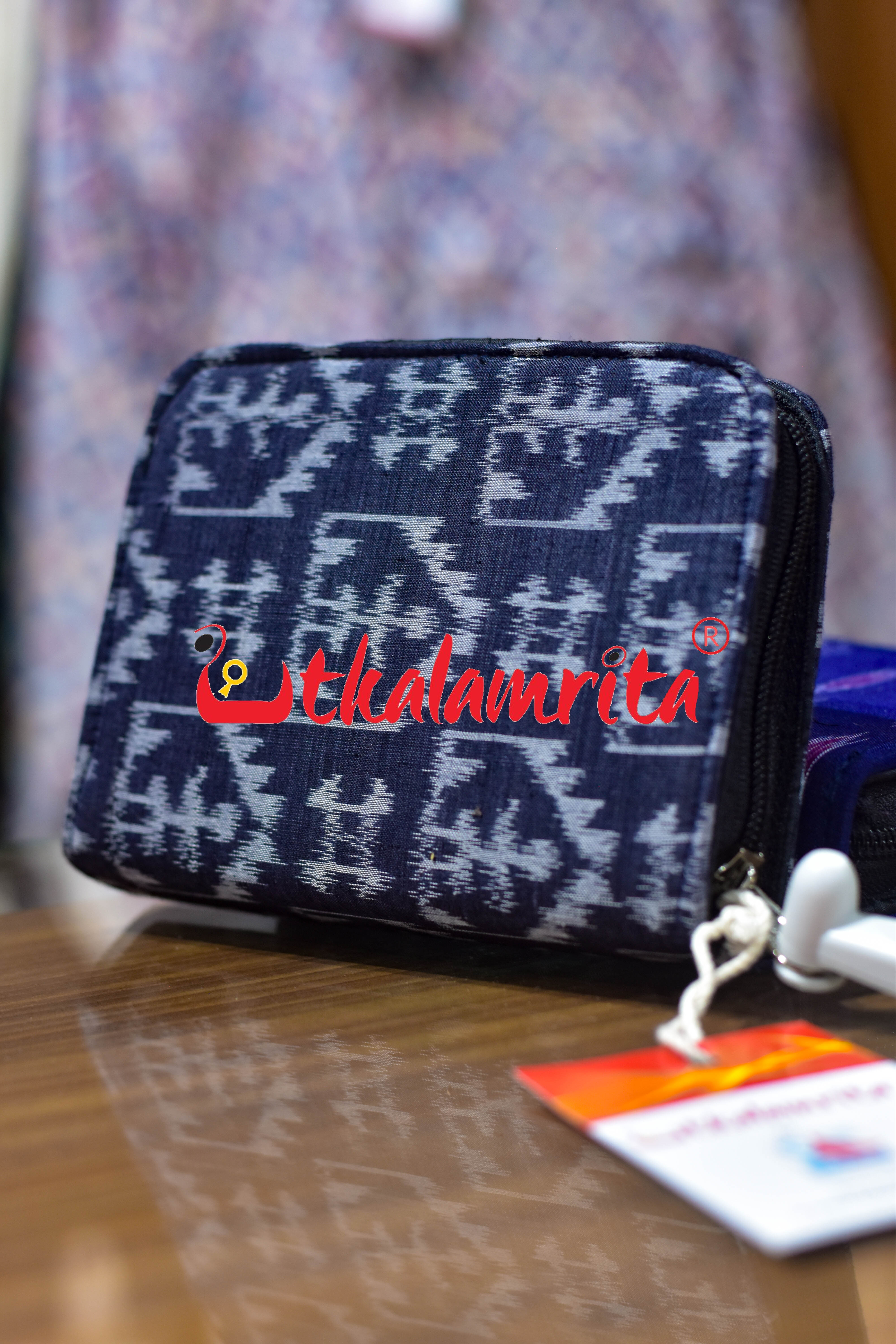 Shiny Grey Tribals Vanity ATM Case