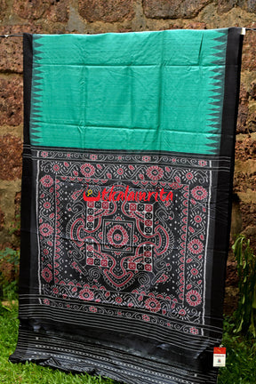 Sea Green Patli Gopalpur Tussar Saree