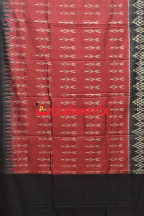 Red Body Ikat TT Gopalpur Tussar Saree