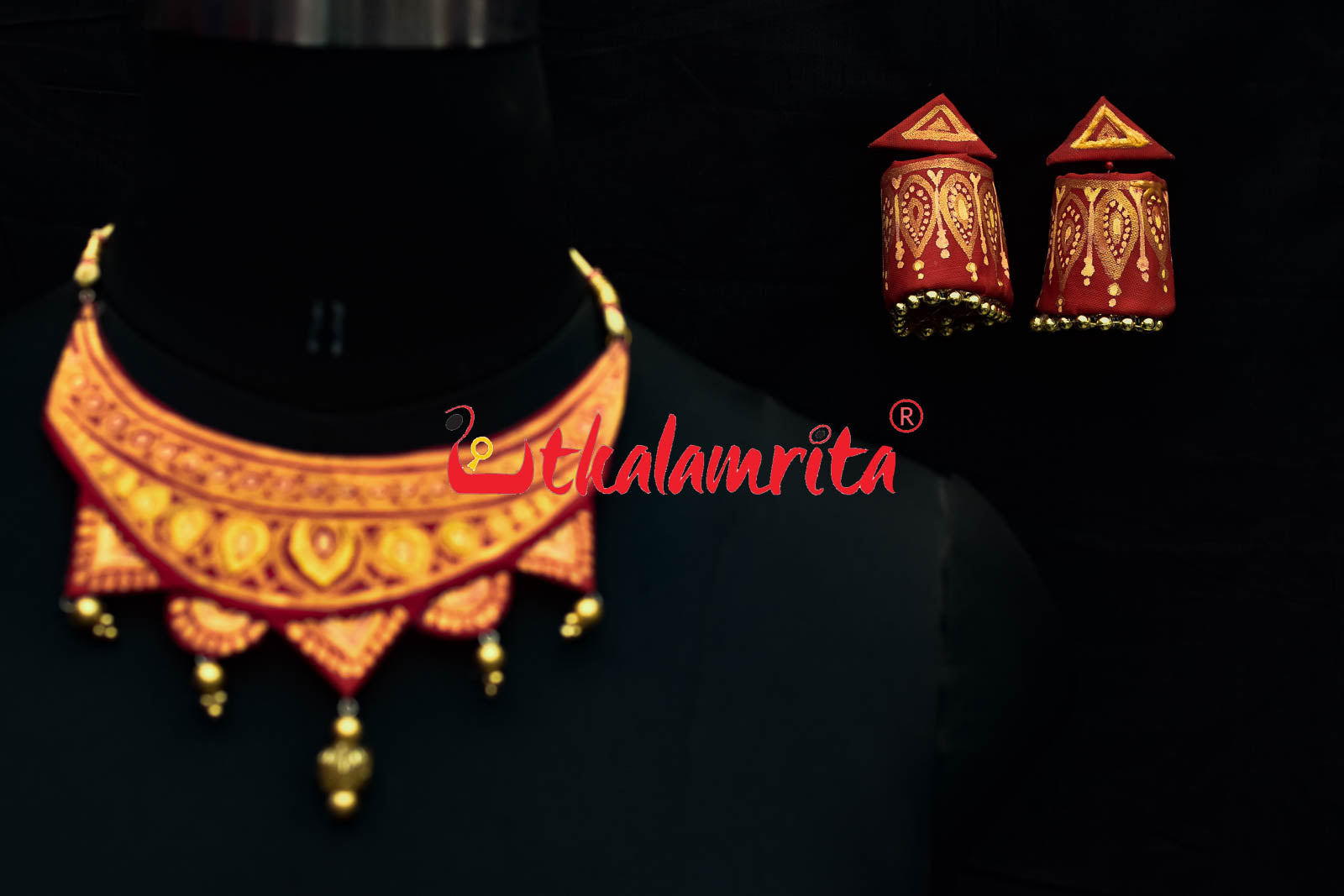 Elegance Of Red Jewellery Set