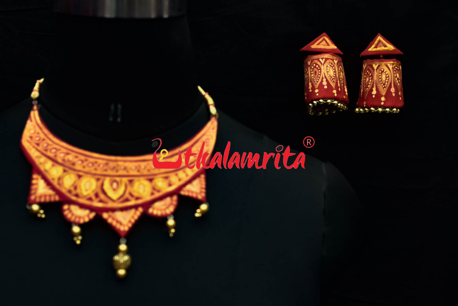 Elegance Of Red Jewellery Set