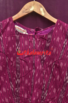 Magenta Ikat Backless (Blouse)