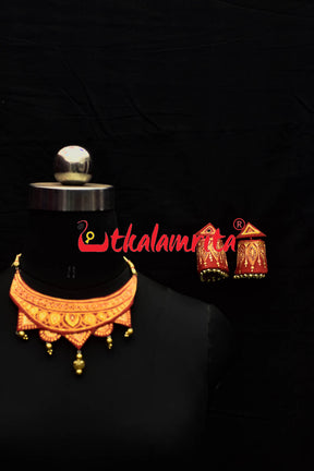 Elegance Of Red Jewellery Set