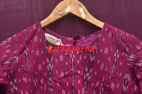 Magenta Ikat Backless (Blouse)