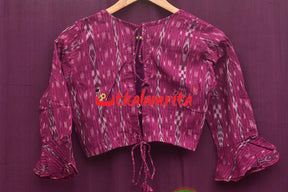 Magenta Ikat Backless (Blouse)