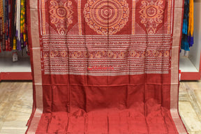 Lion & Elephant Kuthi Pasapali Silk Saree