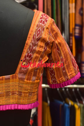 Queen's Necklace Khandua Silk (Lehenga)