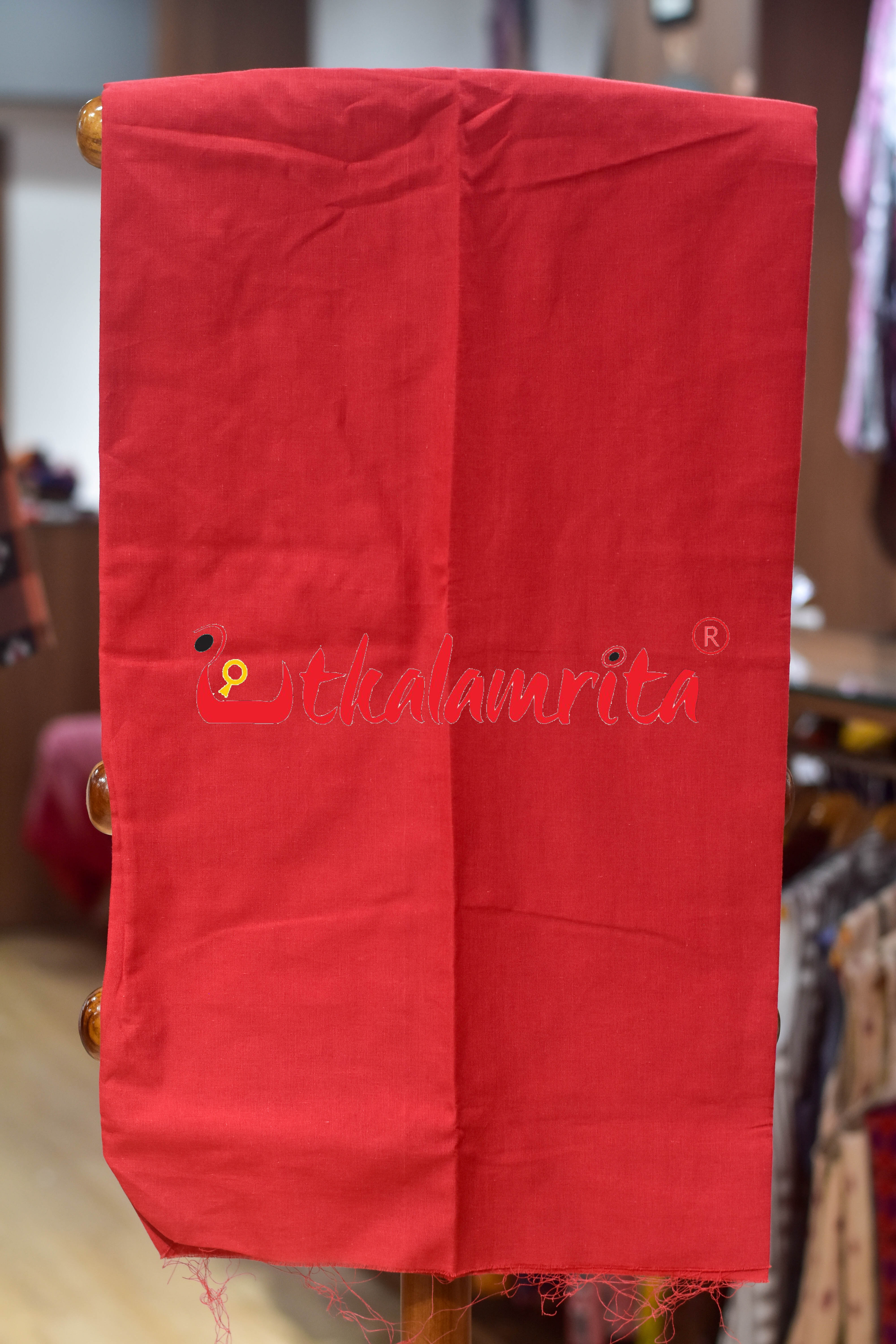 Brown Red S Bandha Cotton Dress Set