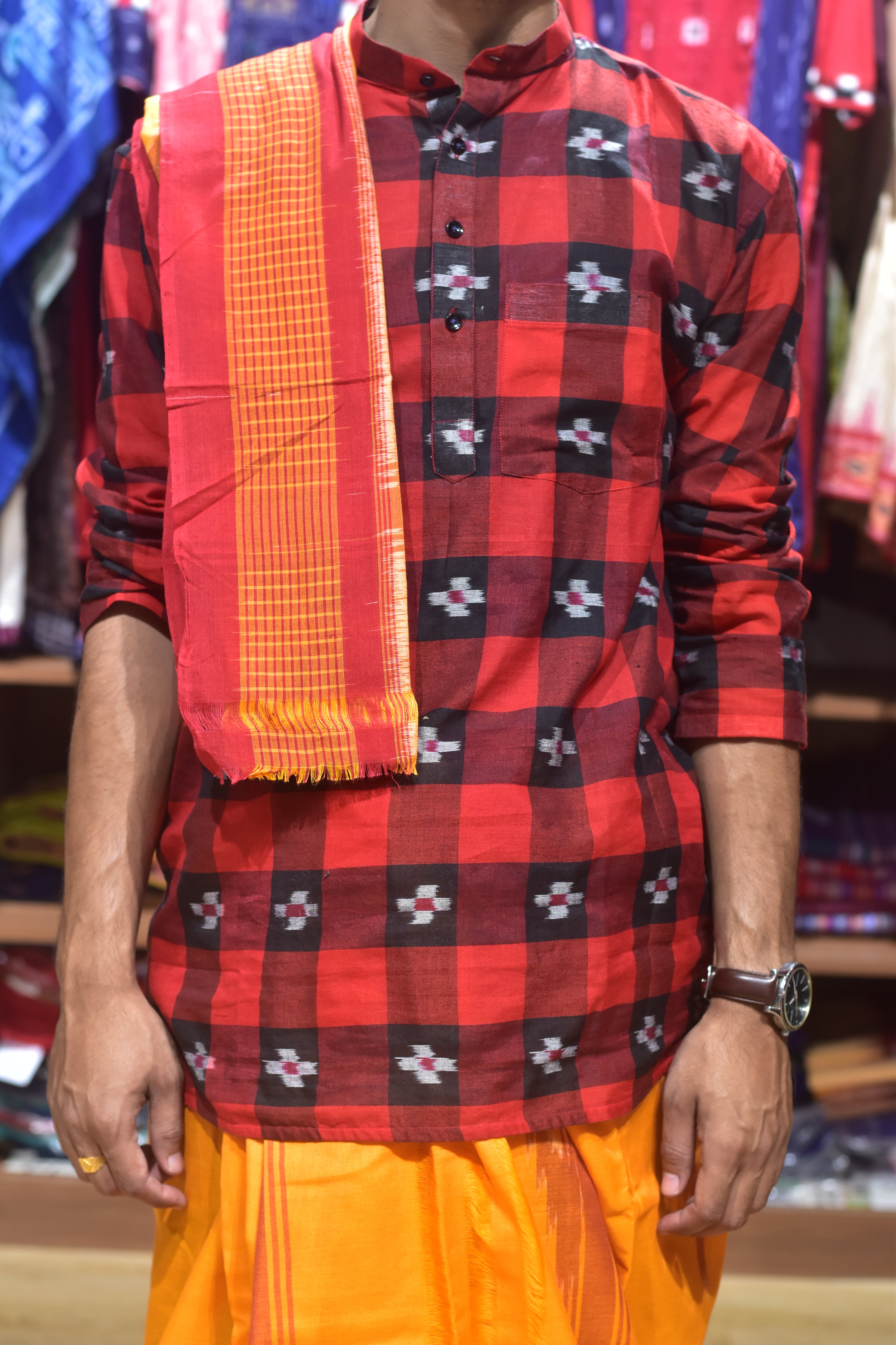 Yellow Red Kalashi Joda