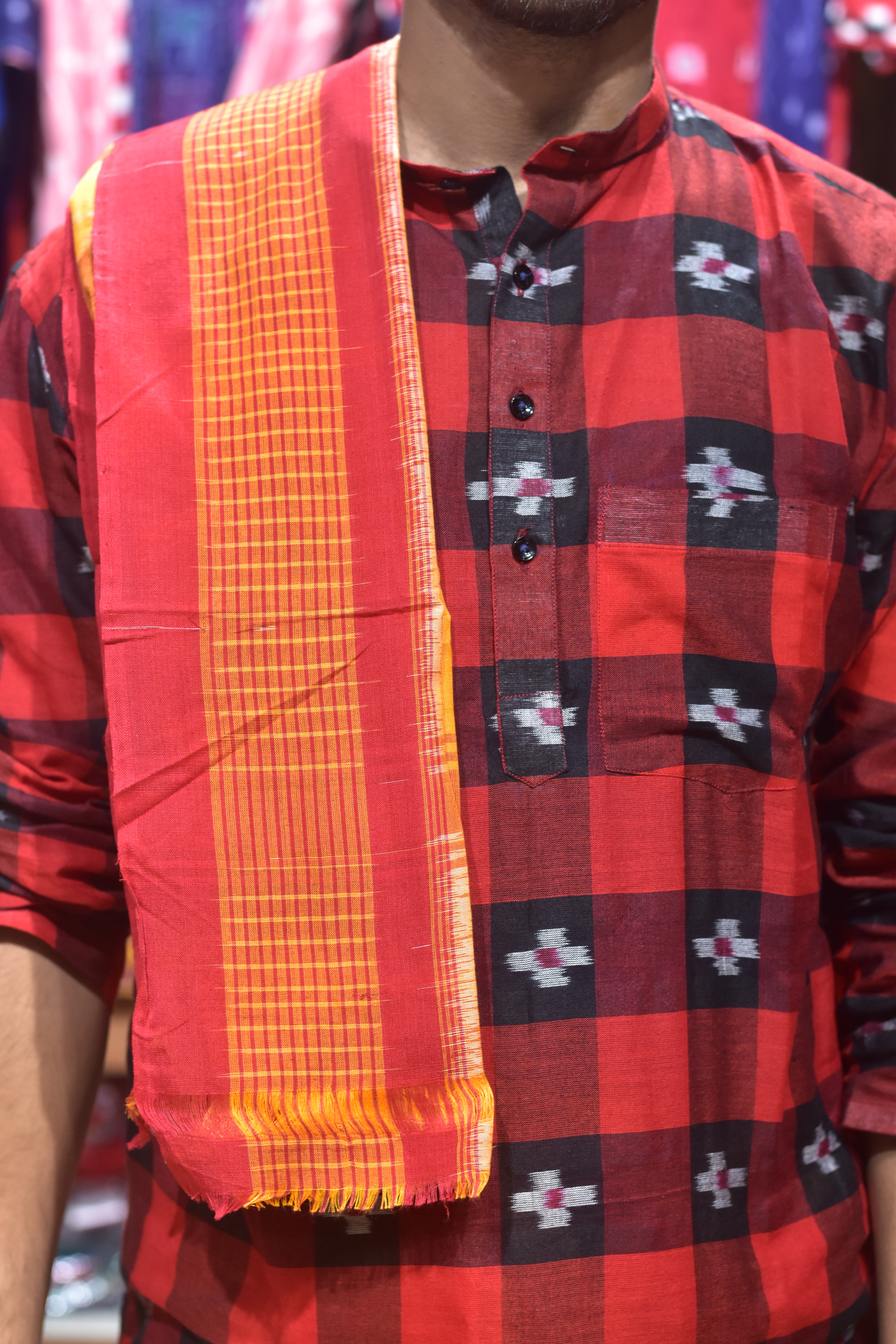 Yellow Red Kalashi Joda