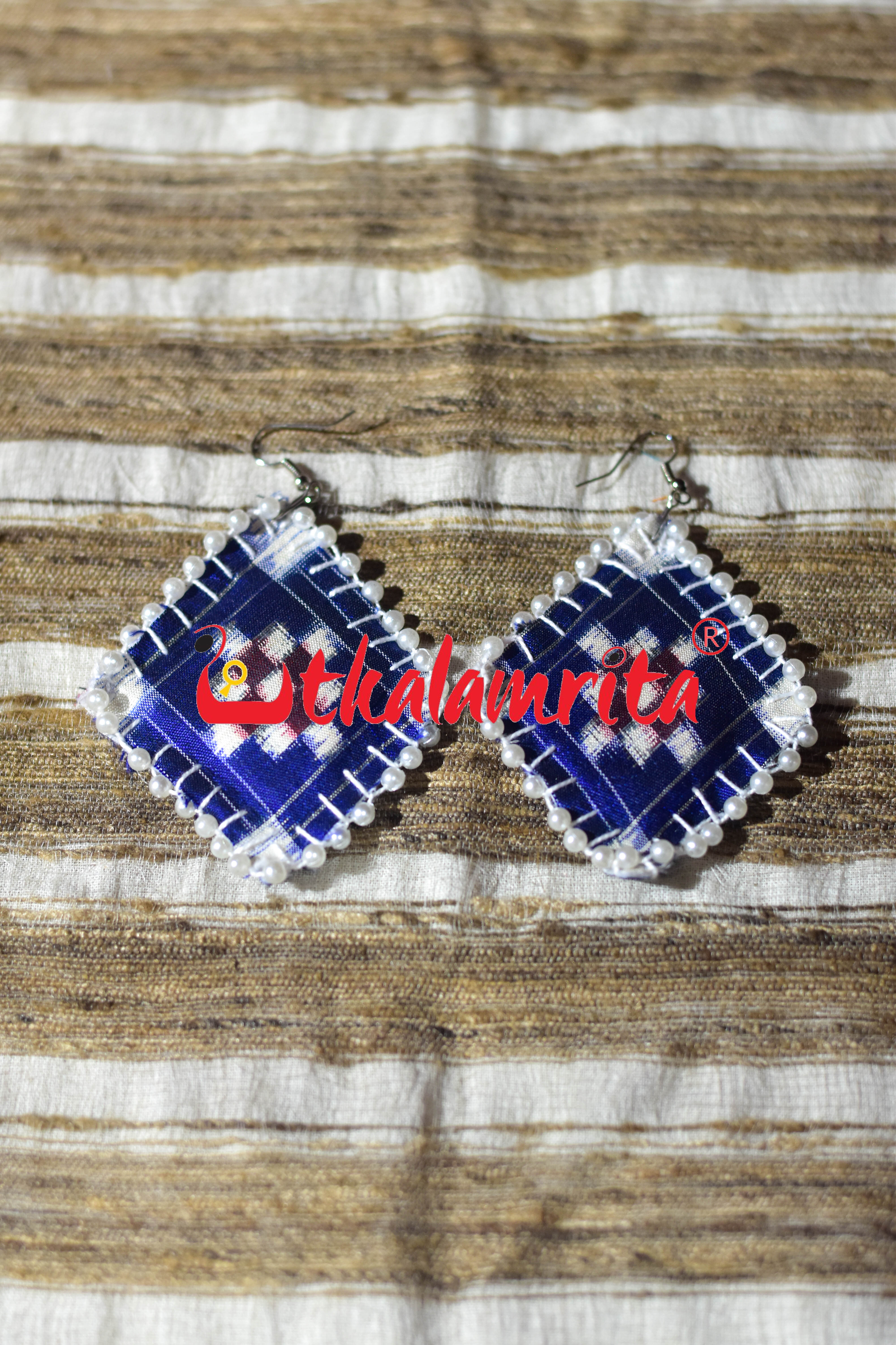 Blue Thikiri Kothi Pasapali Earrings