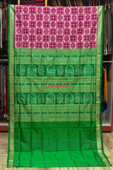 Pink Box Rani Padma Sambalpuri Silk Saree